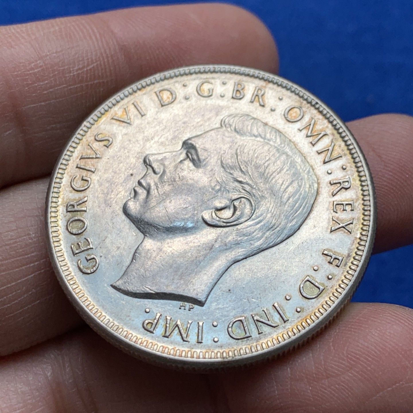 《竞宝斋》第148场-周日，周一 2场 (全场包邮) 2枚一起 澳大利亚1951年1弗洛林银币和1937年1克朗大银币 状态好