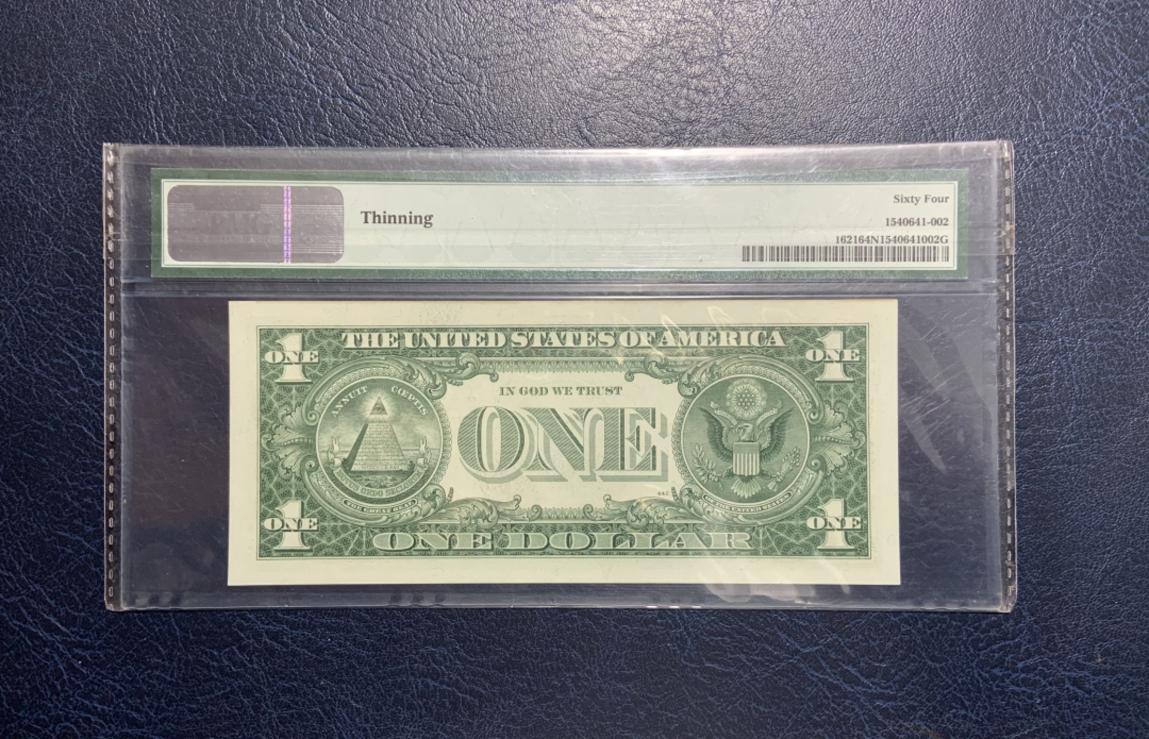 收藏联盟Quantum Auction 第245期拍卖  美国1957年1美元银币券 PMG64N