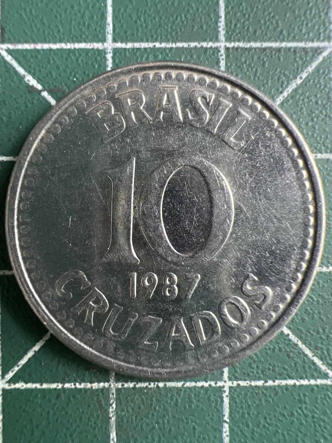 泡泡堂第266期  世界硬币 （无押金，捡漏，全场20包邮，偏远地区除外，接收代拍业务） 巴西10克鲁扎多