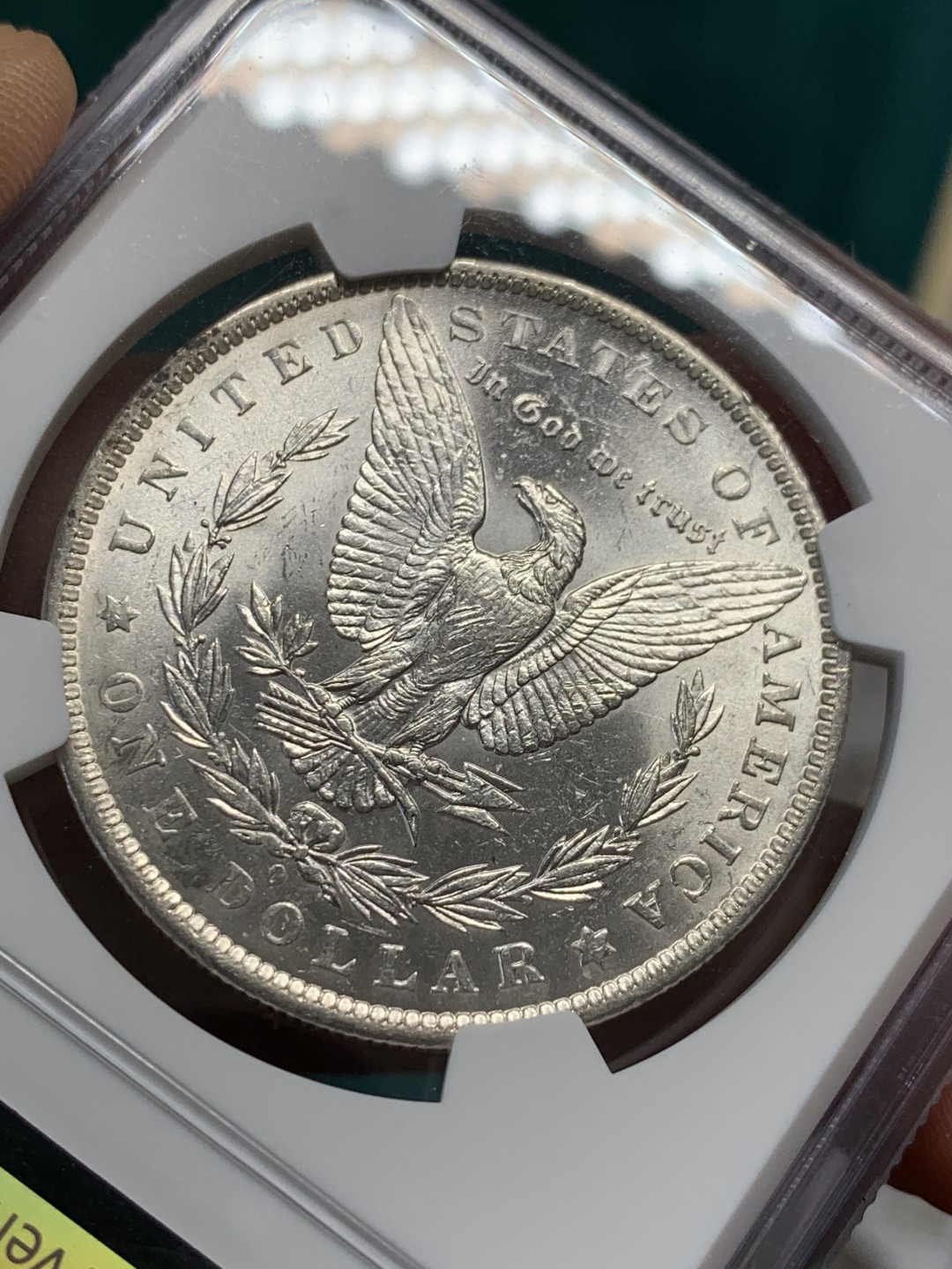 《竞宝斋》第148场-周日，周一 2场 (全场包邮) NGC-MS62 美国 1883 O厂 摩根1美元银币 转光强烈 原光好品