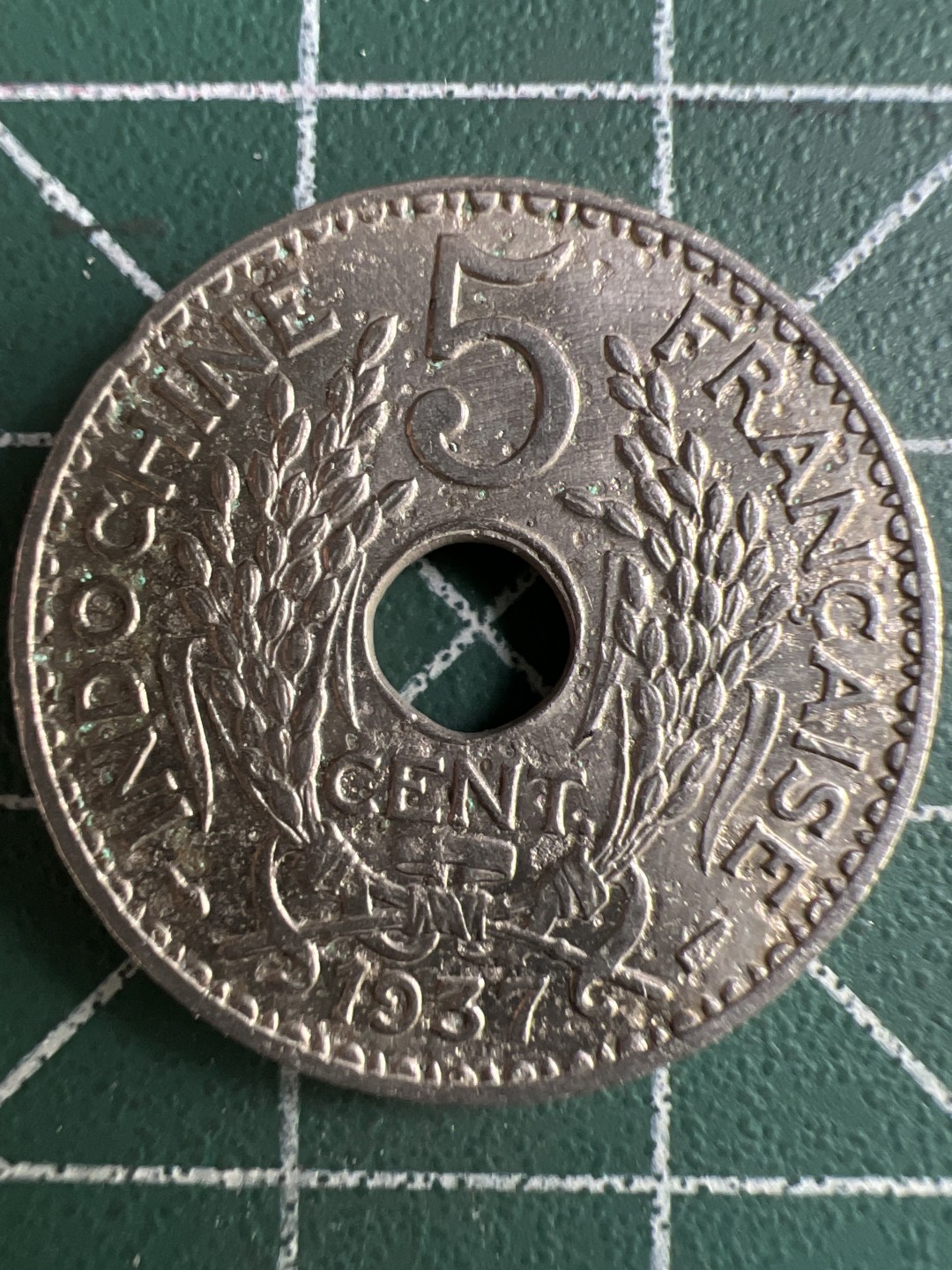 泡泡堂微拍第一 一 一幕硬币捡漏可累计专场👿👿，累计满二十元包邮，接受代拍业务 法属印度支那5分