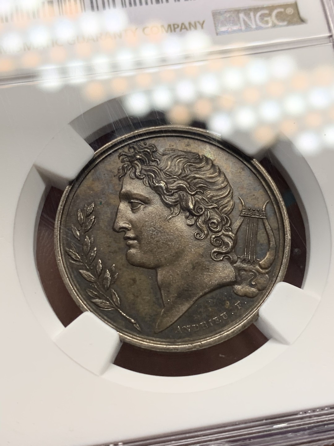 《竞宝斋》第148场-周日，周一 2场 (全场包邮) NGC-MS62 法国1795年 圆形JETON 银质 罕见品种