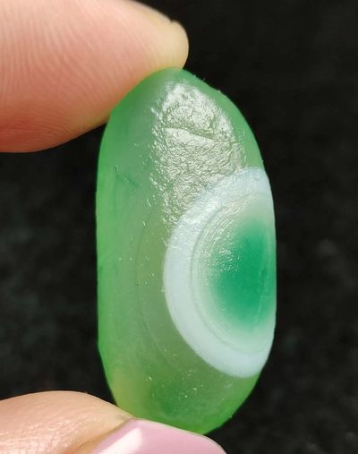 花眼带眼玛瑙专场 - 尺寸：27*13mm