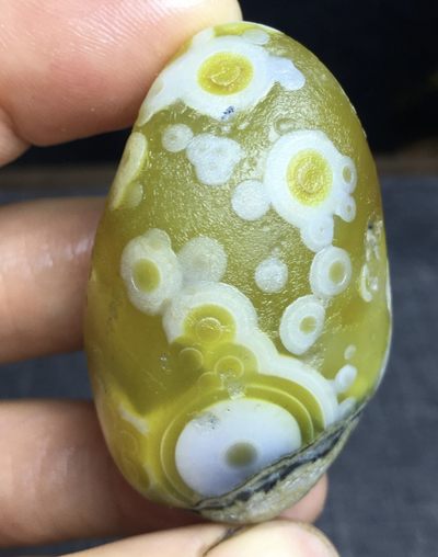 花眼带眼玛瑙专场 - 尺寸46*31mm