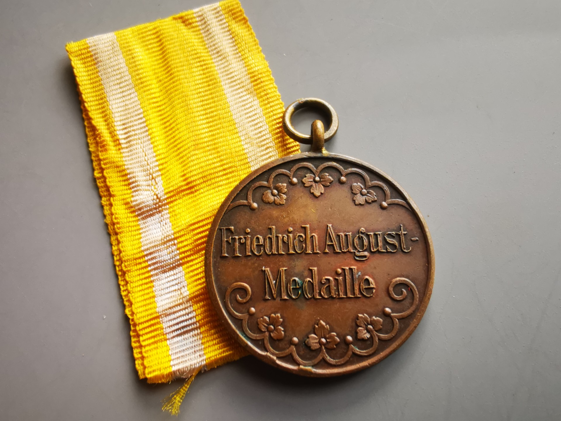 《崇甫堂》一勋章杂件专场VI 德国萨克森王国铜级奥古斯都奖章