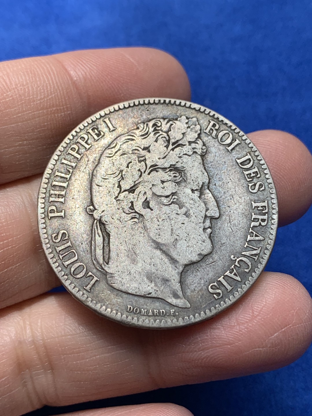 《竞宝斋》第148场-周日，周一 2场 (全场包邮) 法国 1832年w厂 菲利普一世 五法郎 大银币