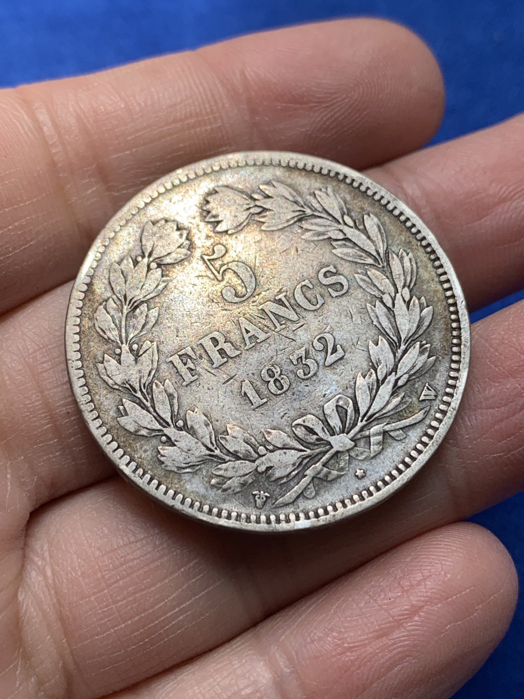 《竞宝斋》第148场-周日，周一 2场 (全场包邮) 法国 1832年w厂 菲利普一世 五法郎 大银币