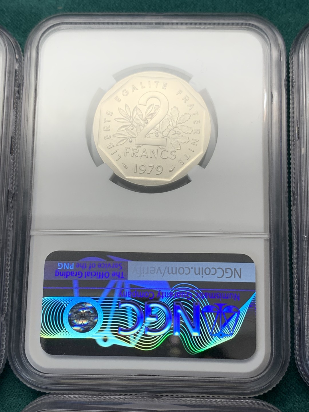 《竞宝斋》第148场-周日，周一 2场 (全场包邮) 法国1979年 加厚piefort 大力神系列十枚套 全部原厂封装去送评的