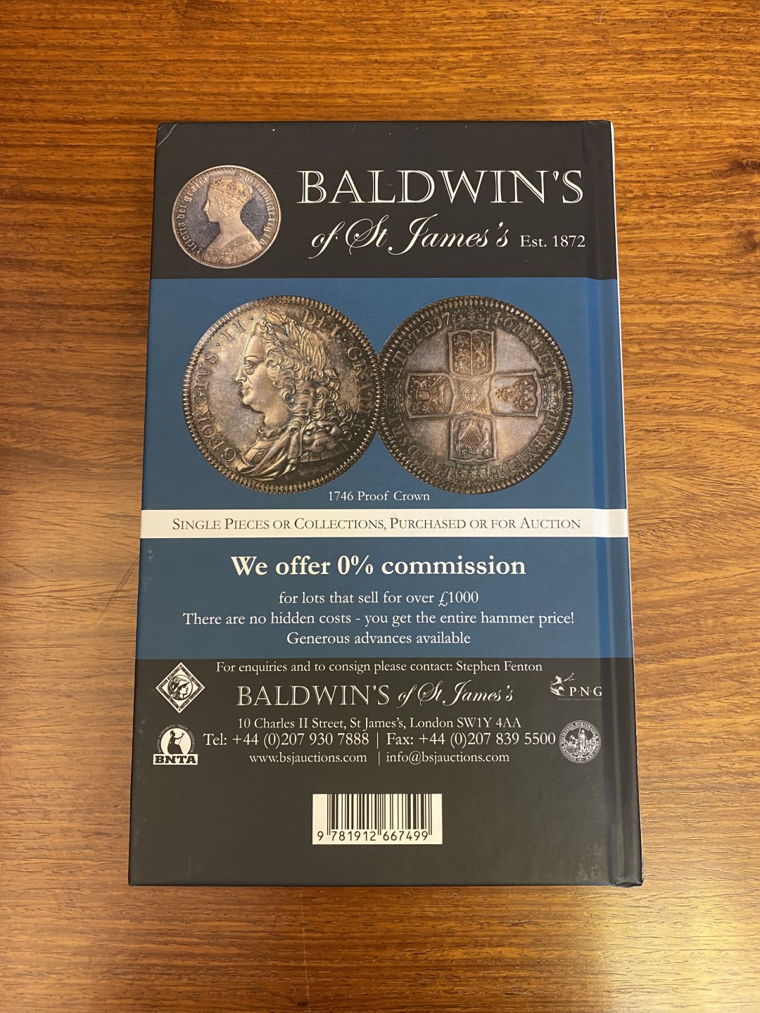 万国钱币拍卖第005期 斯宾克第七版ESC目录，英国玩家必备，全新品相，书角微瑕（书籍较重请注意运费到付）