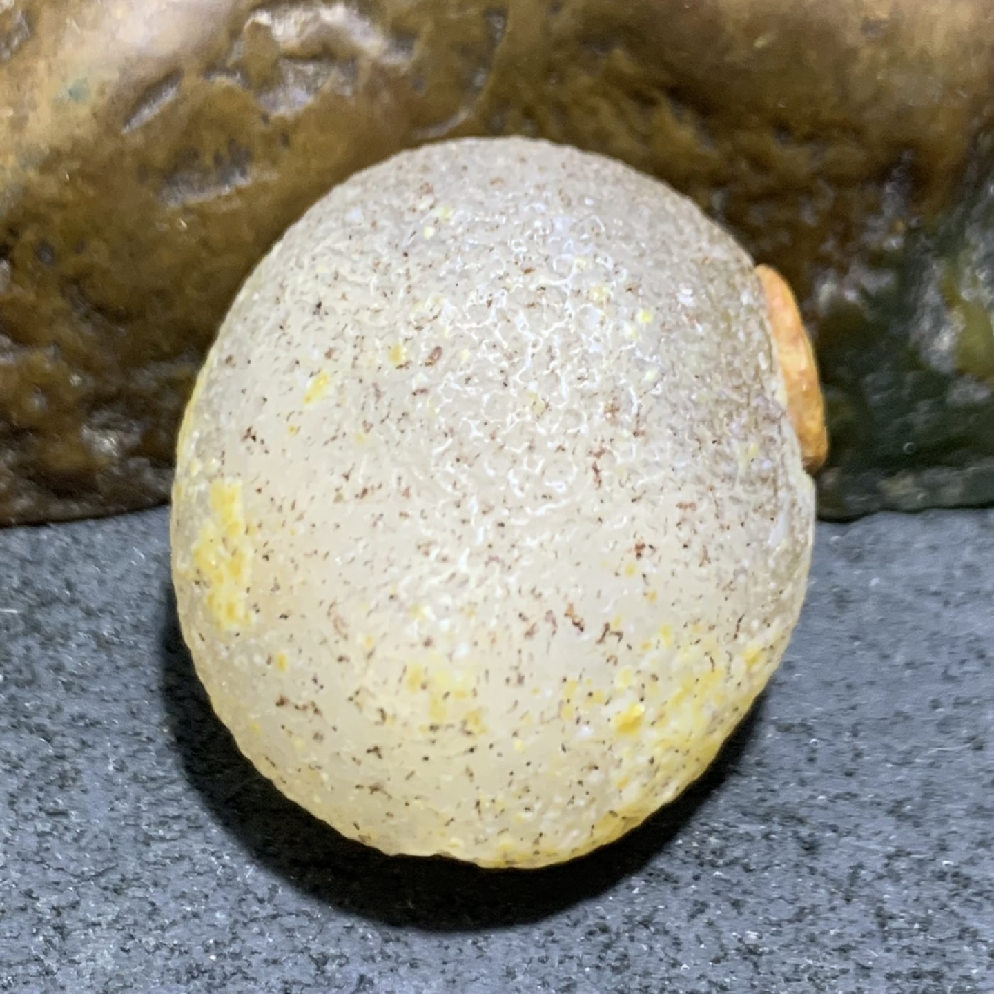 精美罕见冰透高玉化白眼石原石一颗，
