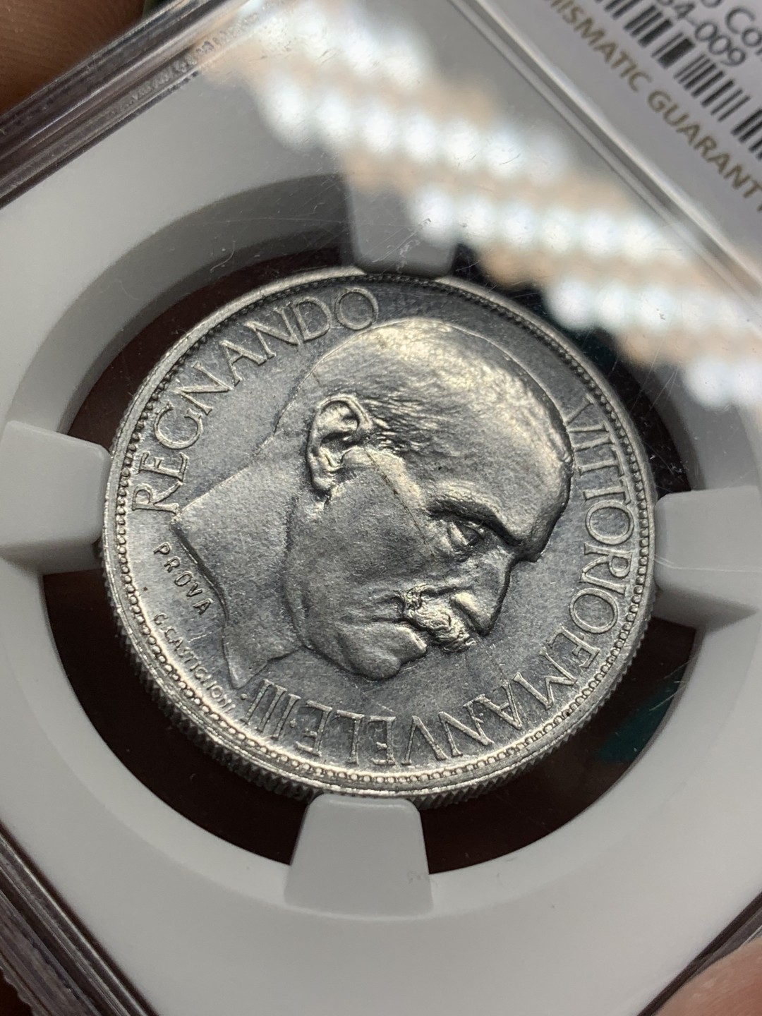 《竞宝斋》第148场-周日，周一 2场 (全场包邮) NGC MS62  意大利 1928年 米兰世博会2里拉代币PROVA铝制样币 目前所见状态最好 源自著名的 Meduno意大利样币集藏