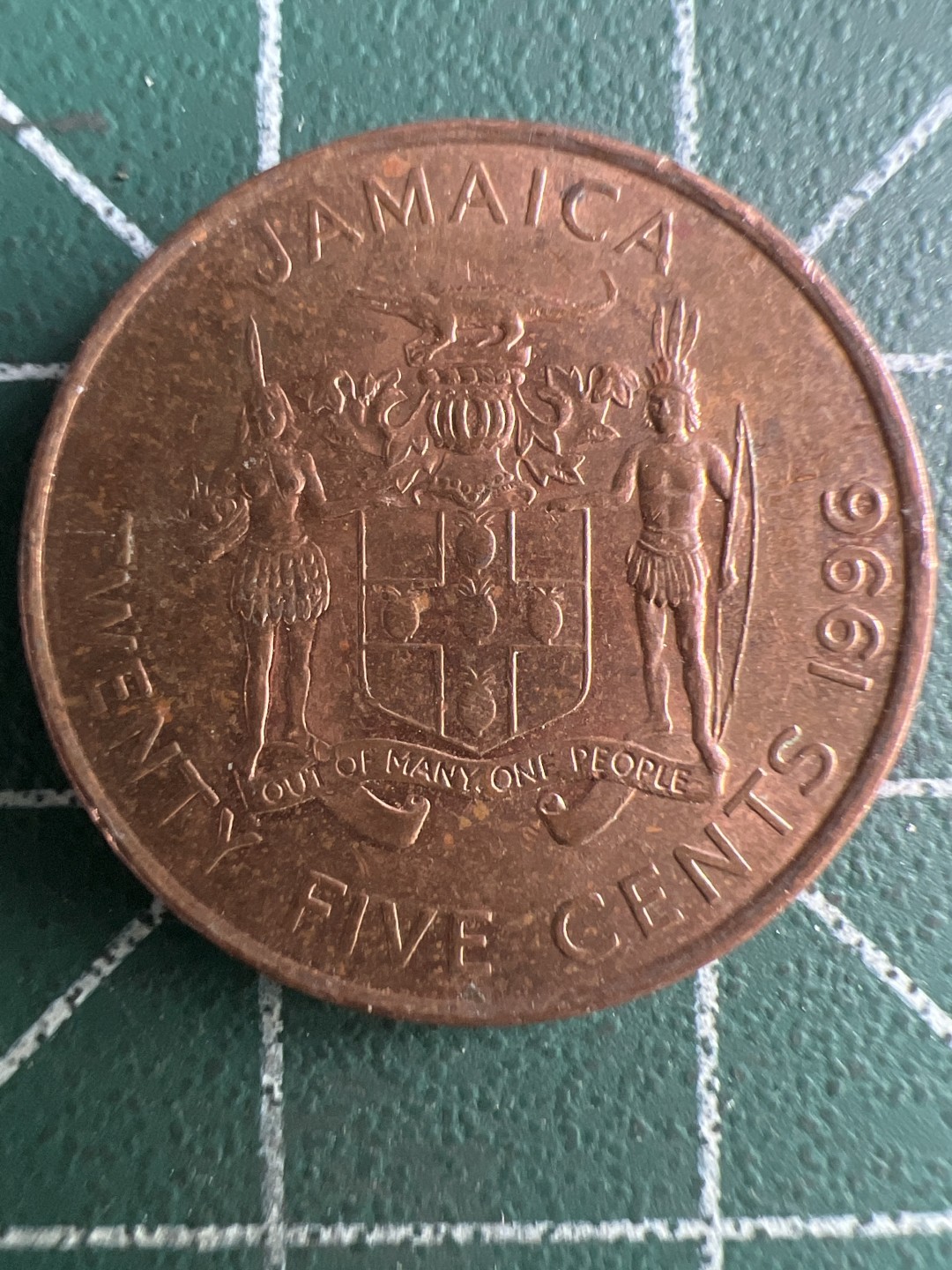 泡泡堂第267期  世界硬币 （无押金，捡漏，全场20包邮，偏远地区除外，接收代拍业务） 牙买加五分