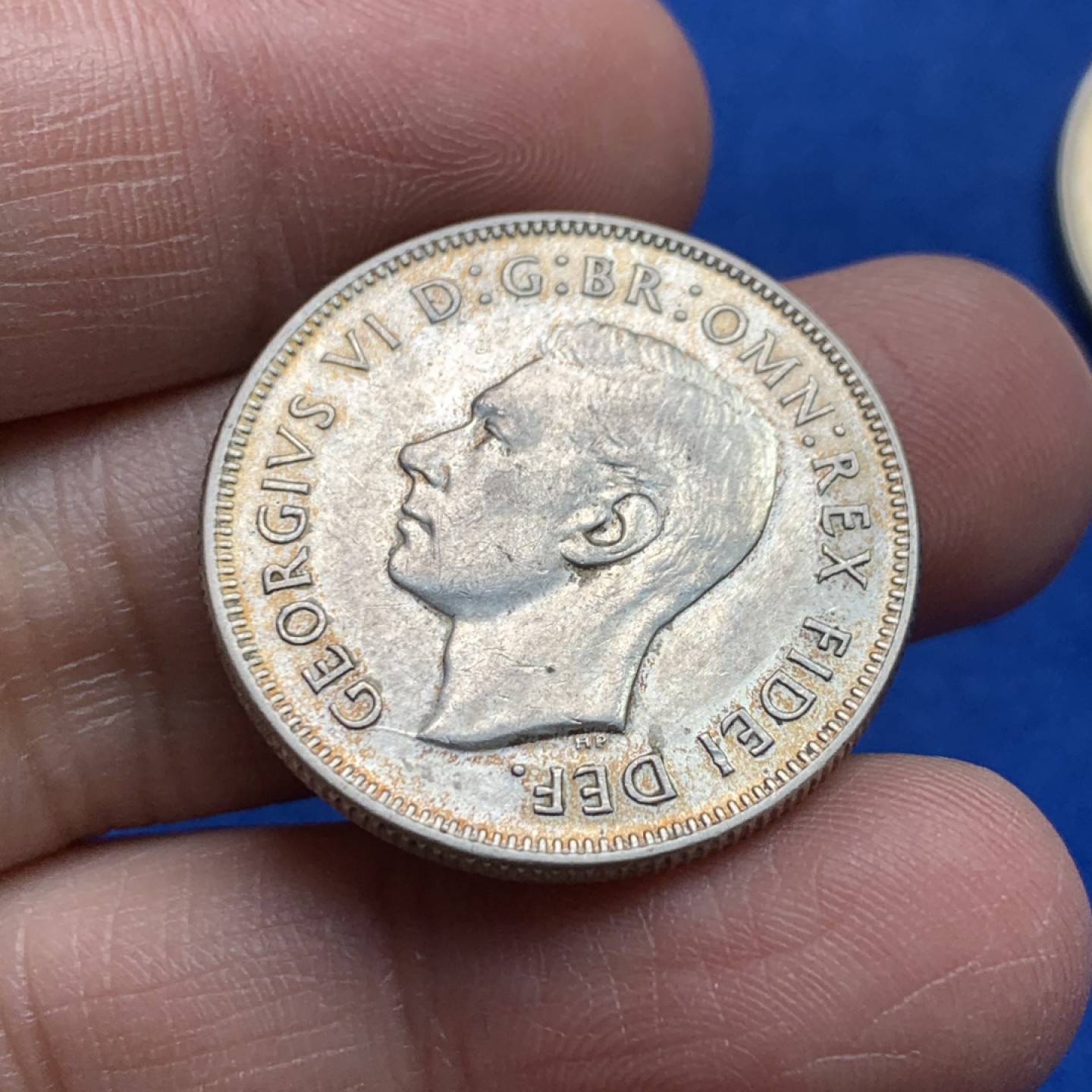 《竞宝斋》第148场-周日，周一 2场 (全场包邮) 2枚一起 澳大利亚1951年1弗洛林银币和1937年1克朗大银币 状态好