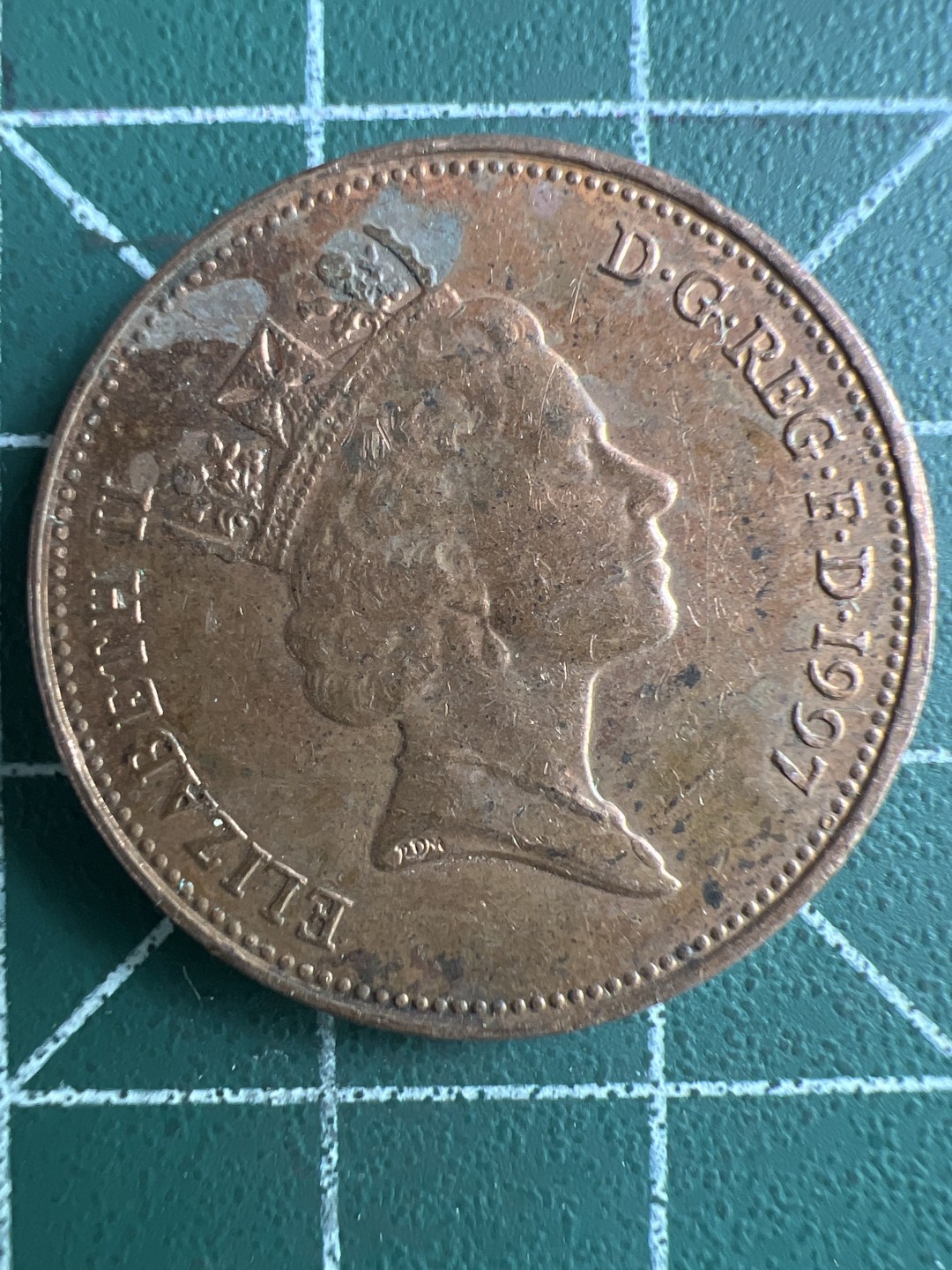 泡泡堂第291期  世界硬币 （无押金，捡漏，全场20包邮，偏远地区除外，接收代拍业务） 英国高冠2便士