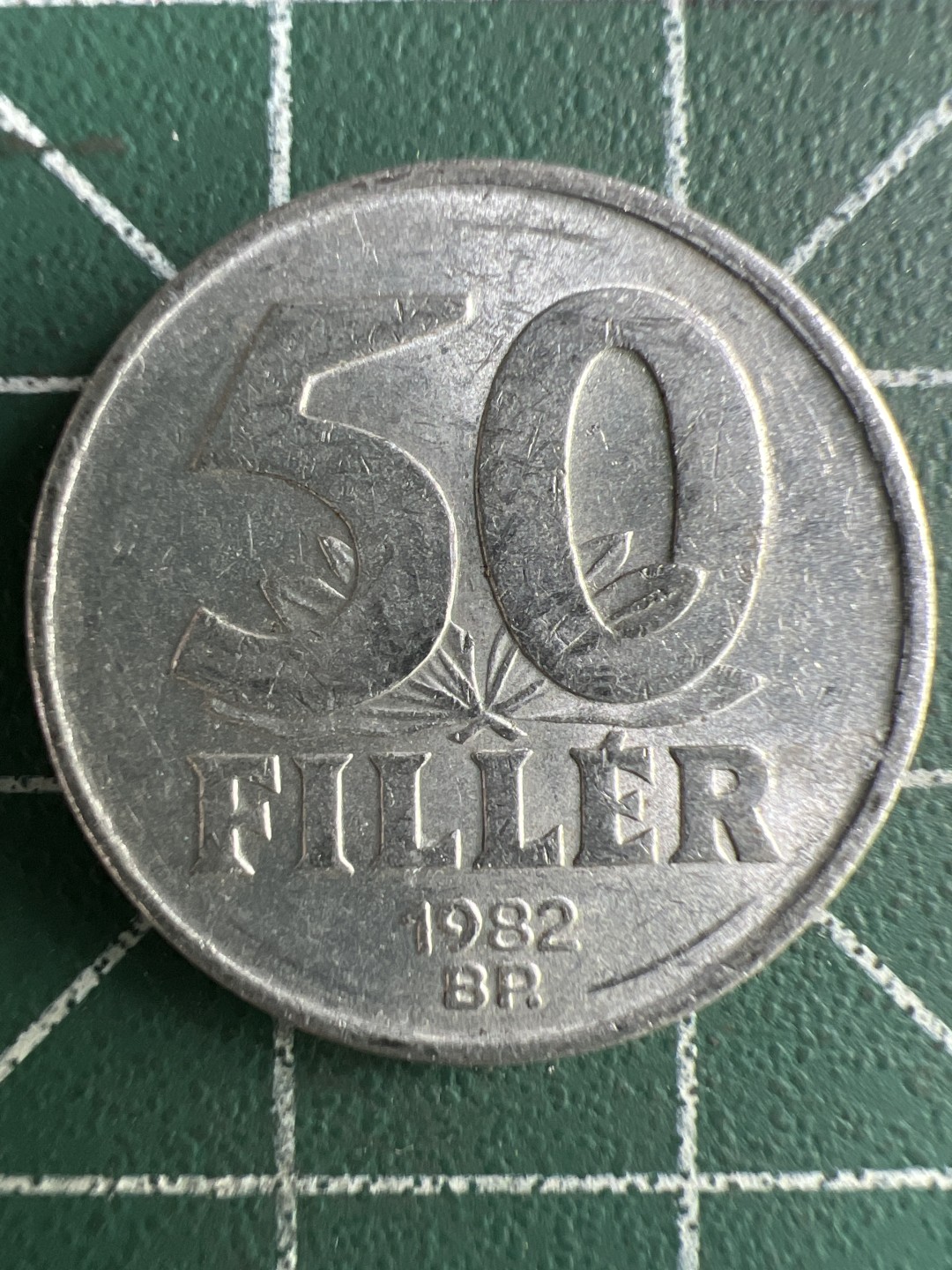 泡泡堂第266期  世界硬币 （无押金，捡漏，全场20包邮，偏远地区除外，接收代拍业务） 匈牙利50分铝币