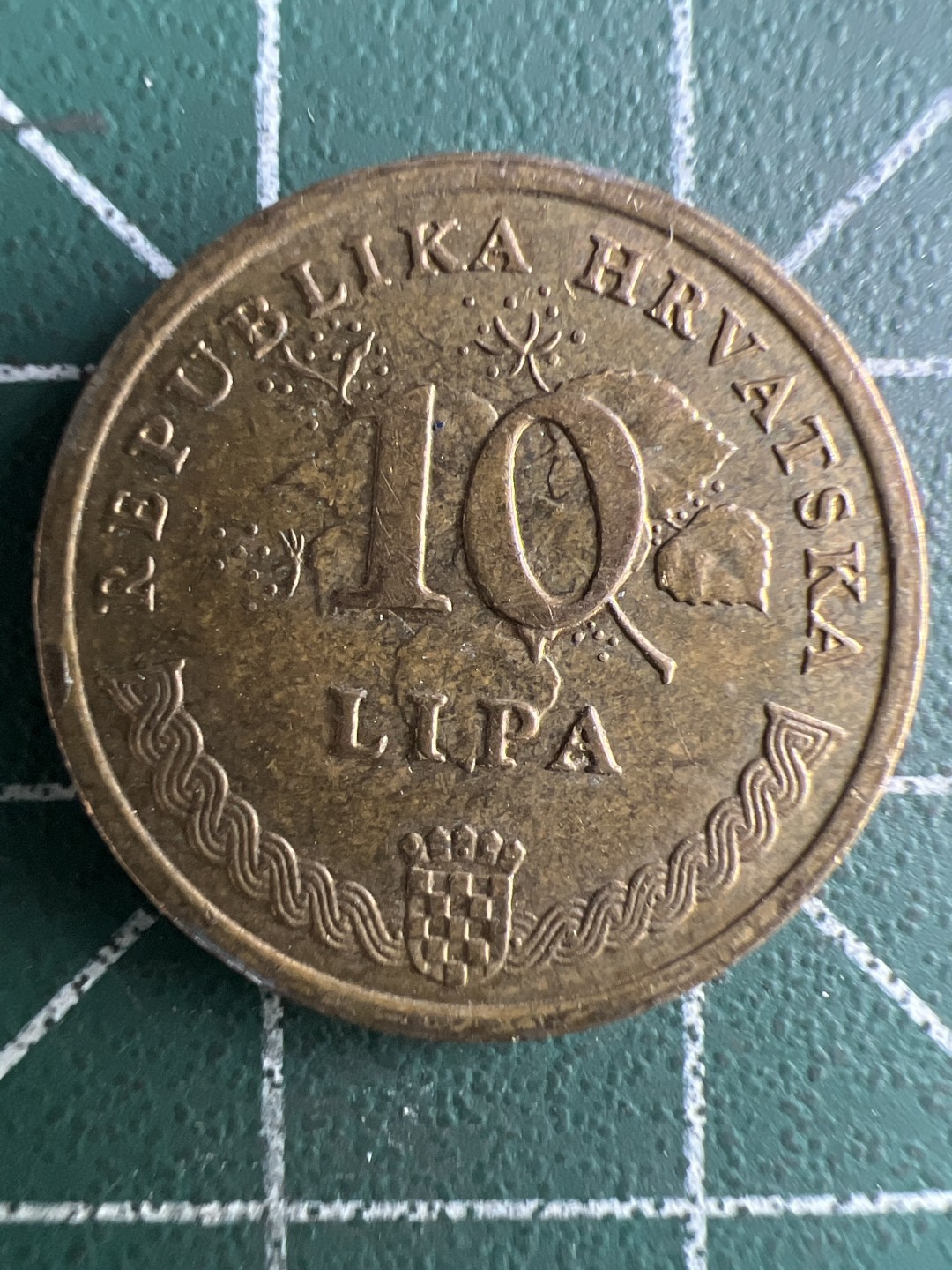 泡泡堂第267期  世界硬币 （无押金，捡漏，全场20包邮，偏远地区除外，接收代拍业务） 克罗地亚10利帕