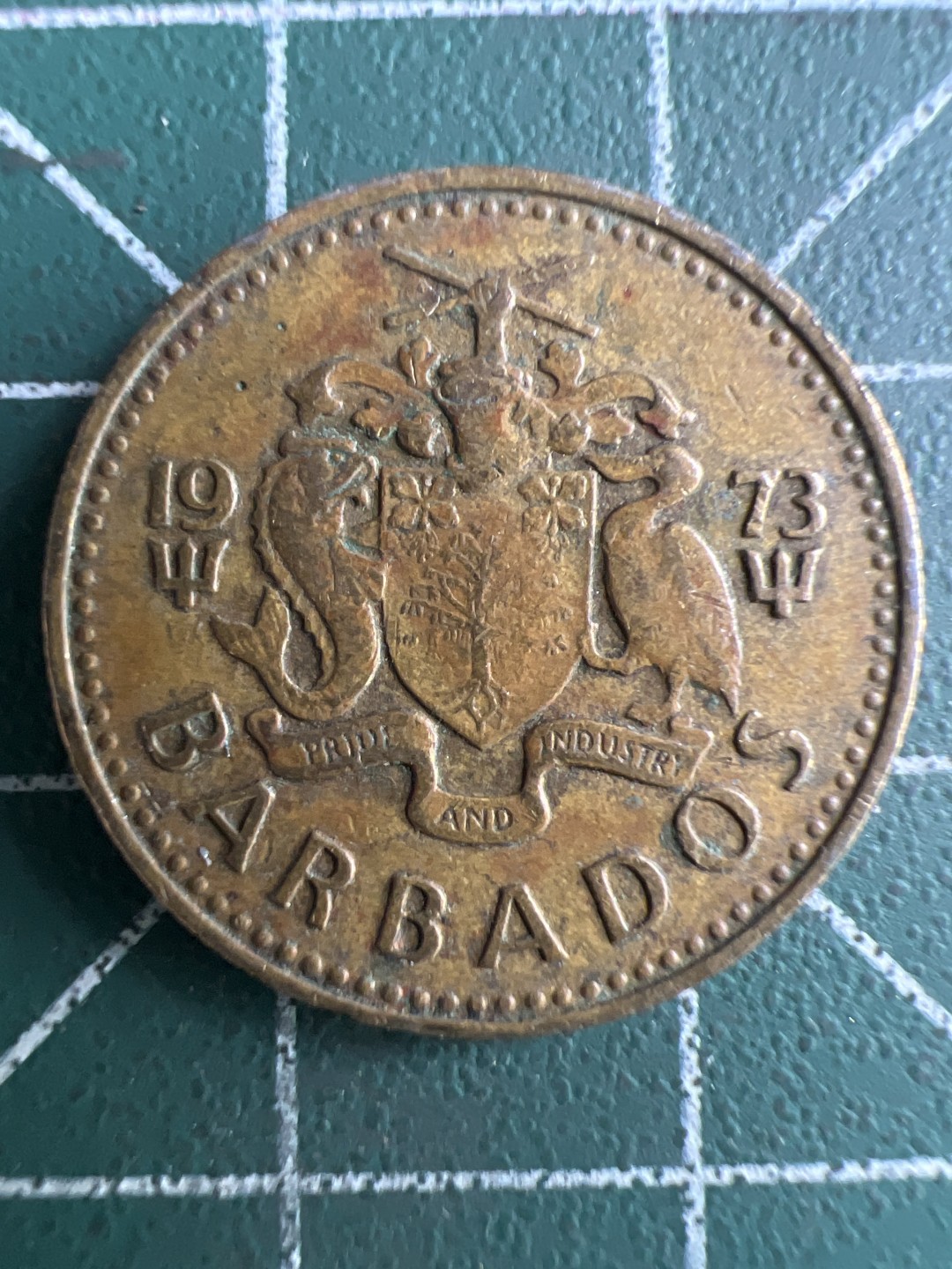 泡泡堂第267期  世界硬币 （无押金，捡漏，全场20包邮，偏远地区除外，接收代拍业务） 巴巴多斯五分