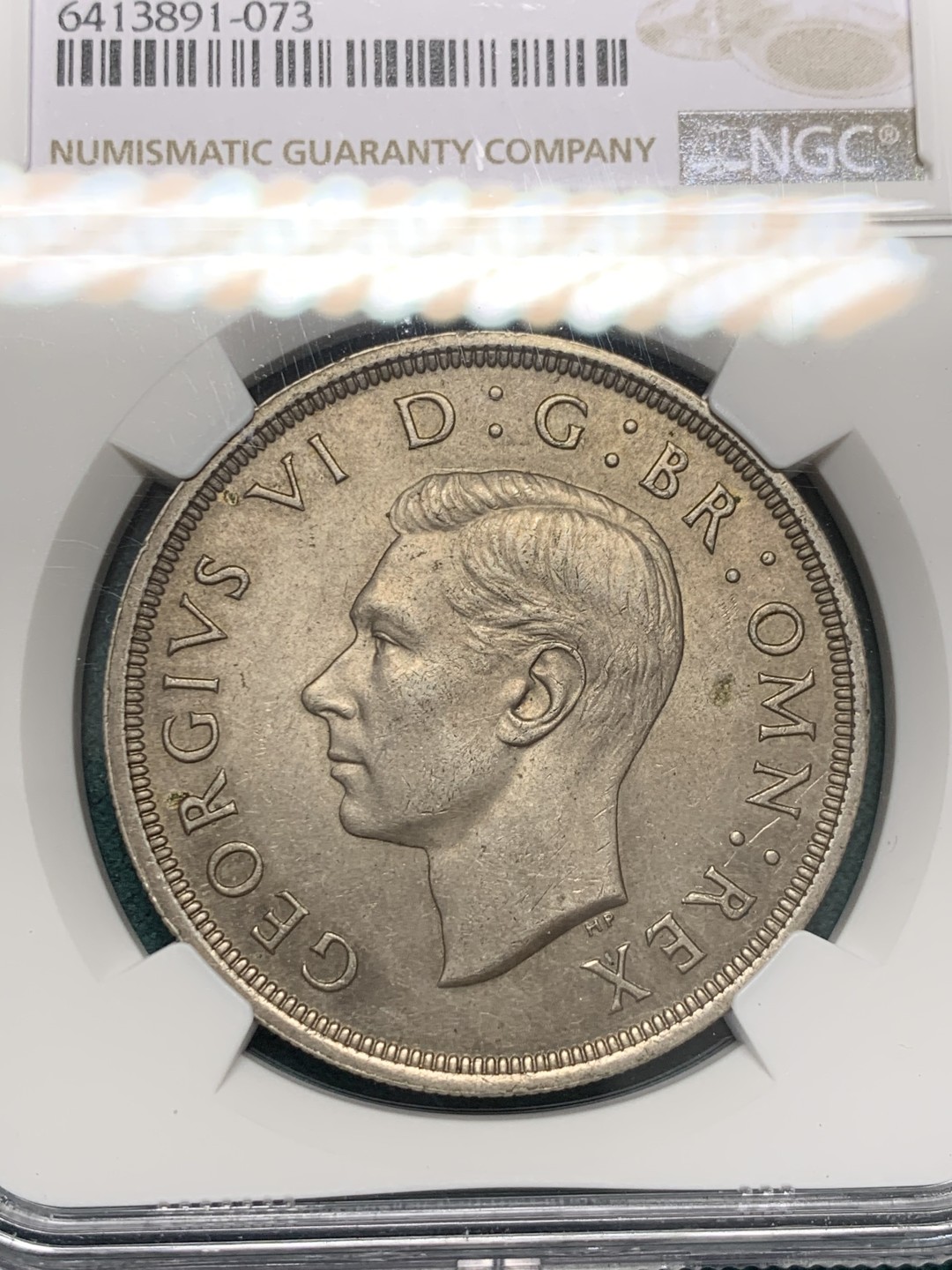 《竞宝斋》第148场-周日，周一 2场 (全场包邮) NGC-MS63 英国1937年 乔六克朗大银币