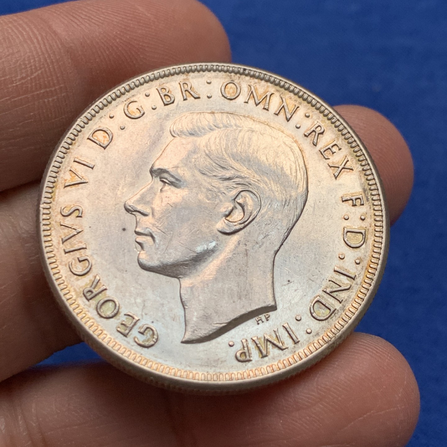 《竞宝斋》第148场-周日，周一 2场 (全场包邮) 2枚一起 澳大利亚1951年1弗洛林银币和1937年1克朗大银币 状态好