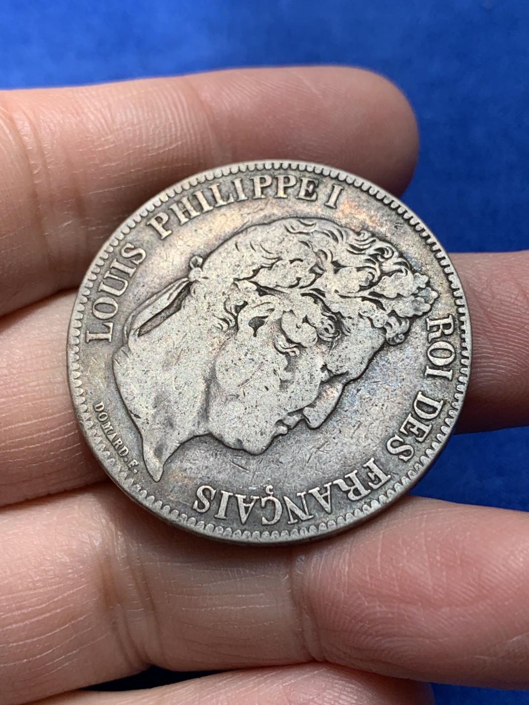 《竞宝斋》第148场-周日，周一 2场 (全场包邮) 法国 1832年w厂 菲利普一世 五法郎 大银币