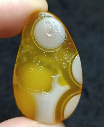 花眼带眼玛瑙专场 - 尺寸35*22mm