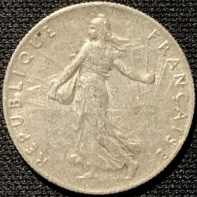 紫瑗钱币——第278期拍卖 - 法国 1914年 播种女神 50分 2.5克 0.835银