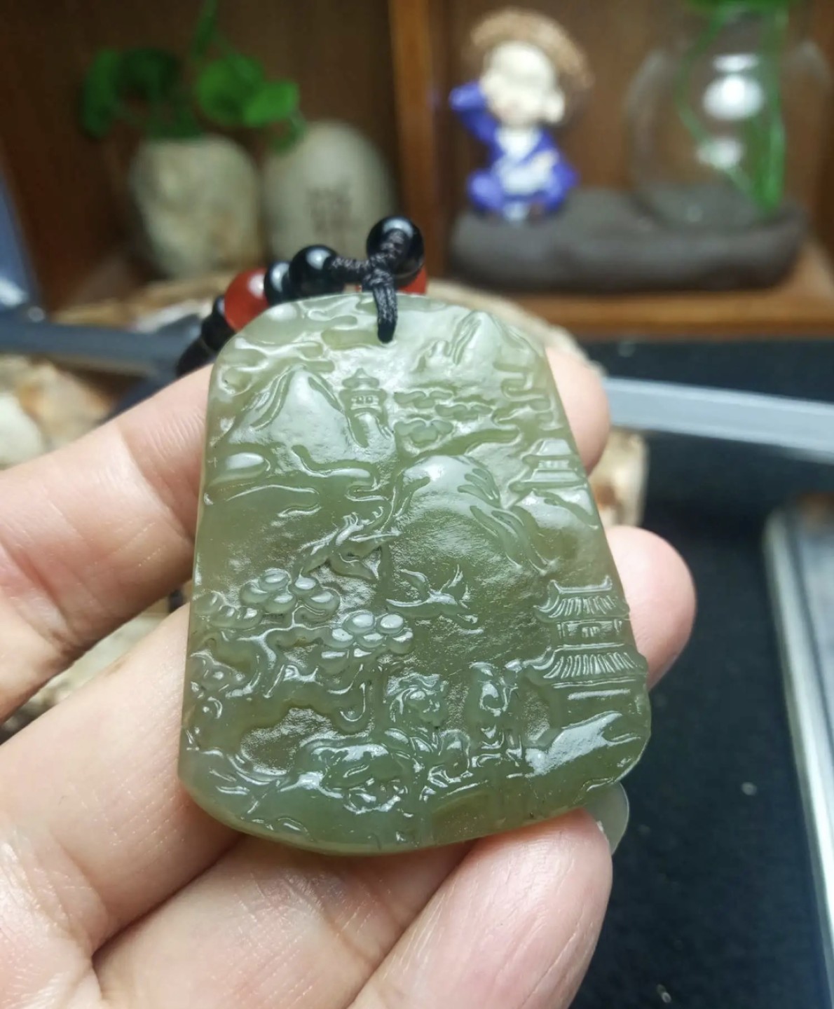 ｜冷门出品｜精选专拍·第壹拾玖场· 和田玉青白玉意境山水【附证书】｜尺寸详见图片