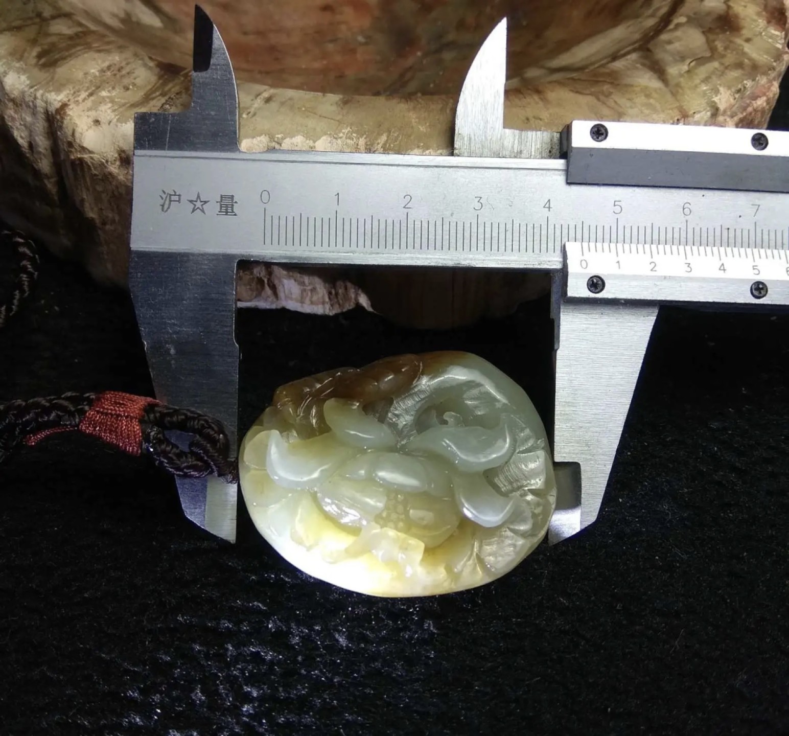 ｜冷门出品｜精选专拍·第壹拾玖场· 天然和田玉且末糖花开富贵【配证书】｜尺寸详见图片
