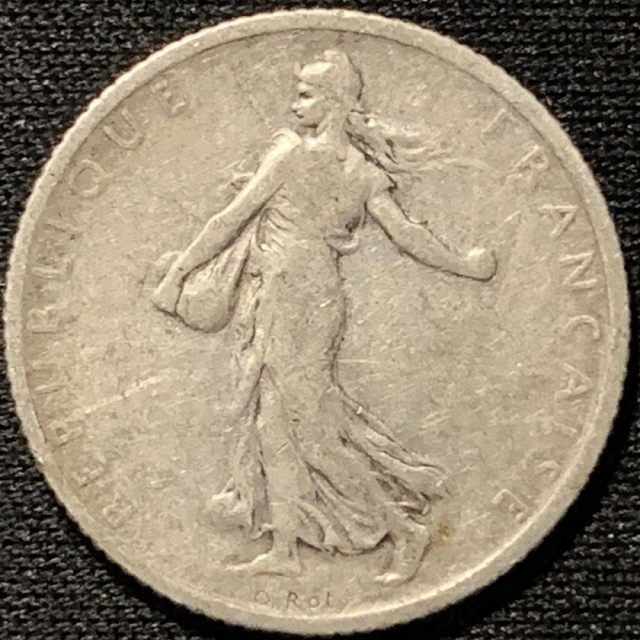 紫瑗钱币——第317期拍卖 法国 1902年 播种女神 1法郎 5克 0.835银