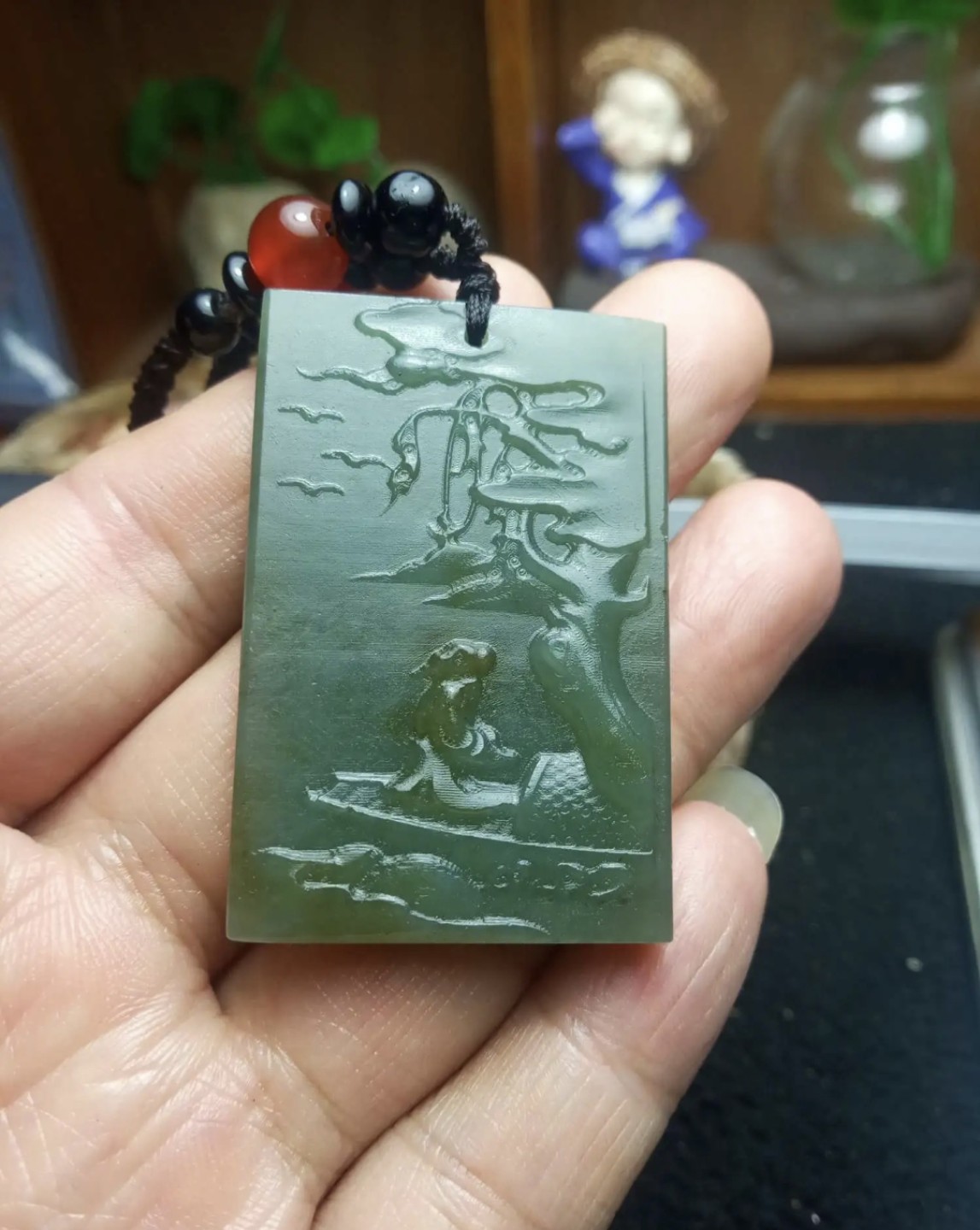 ｜冷门出品｜精选专拍·第壹拾玖场· 和田玉青白玉意境山水【附证书】｜尺寸详见图片