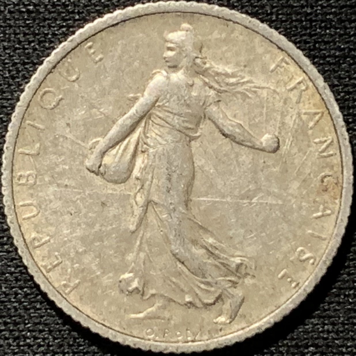 紫瑗钱币——第262期拍卖 法国 1917年 播种女神 1法郎 5克 0.835银