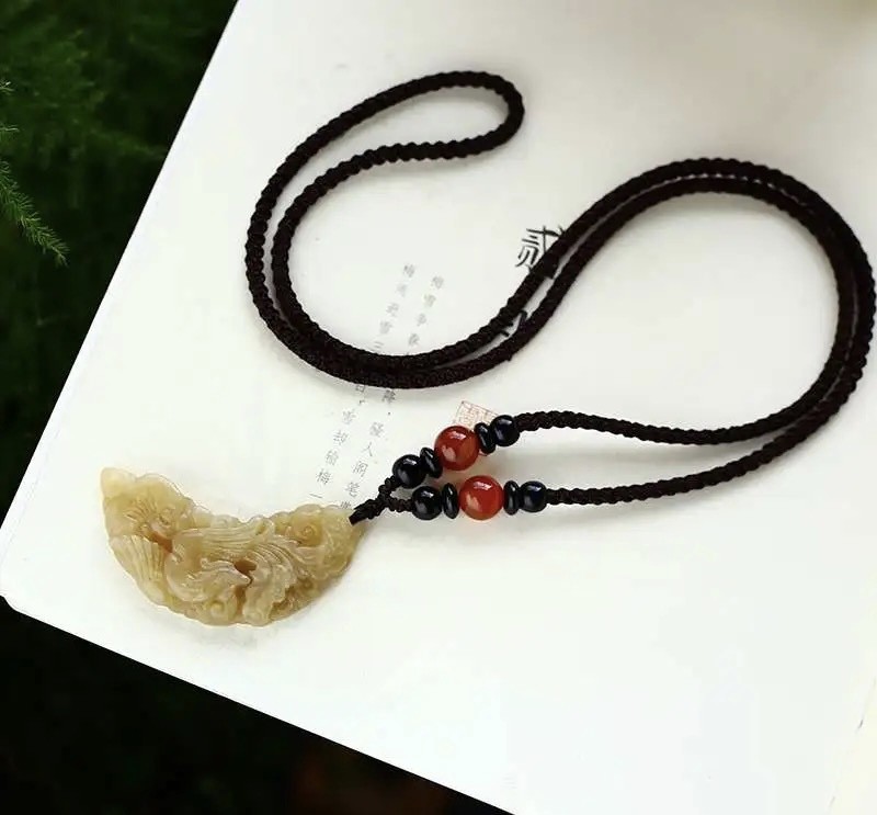 ｜冷门出品｜精选专拍·第壹拾玖场· 和田玉糖玉情侣坠龙凤呈祥【配证书】｜尺寸详见图片