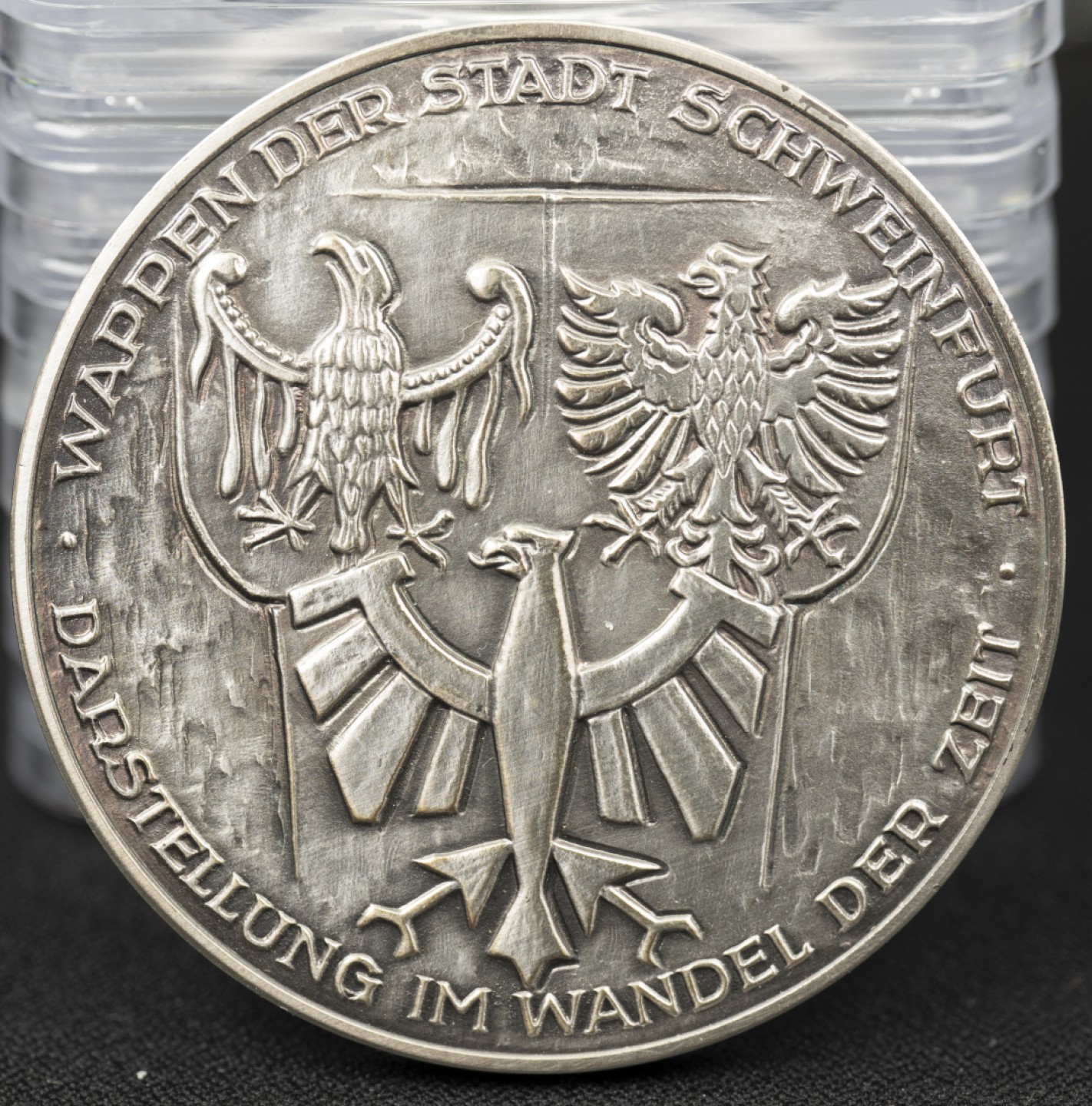 万国钱币拍卖第005期 德国1973年科隆狂欢节150周年纪念超大银章 60MM 101G