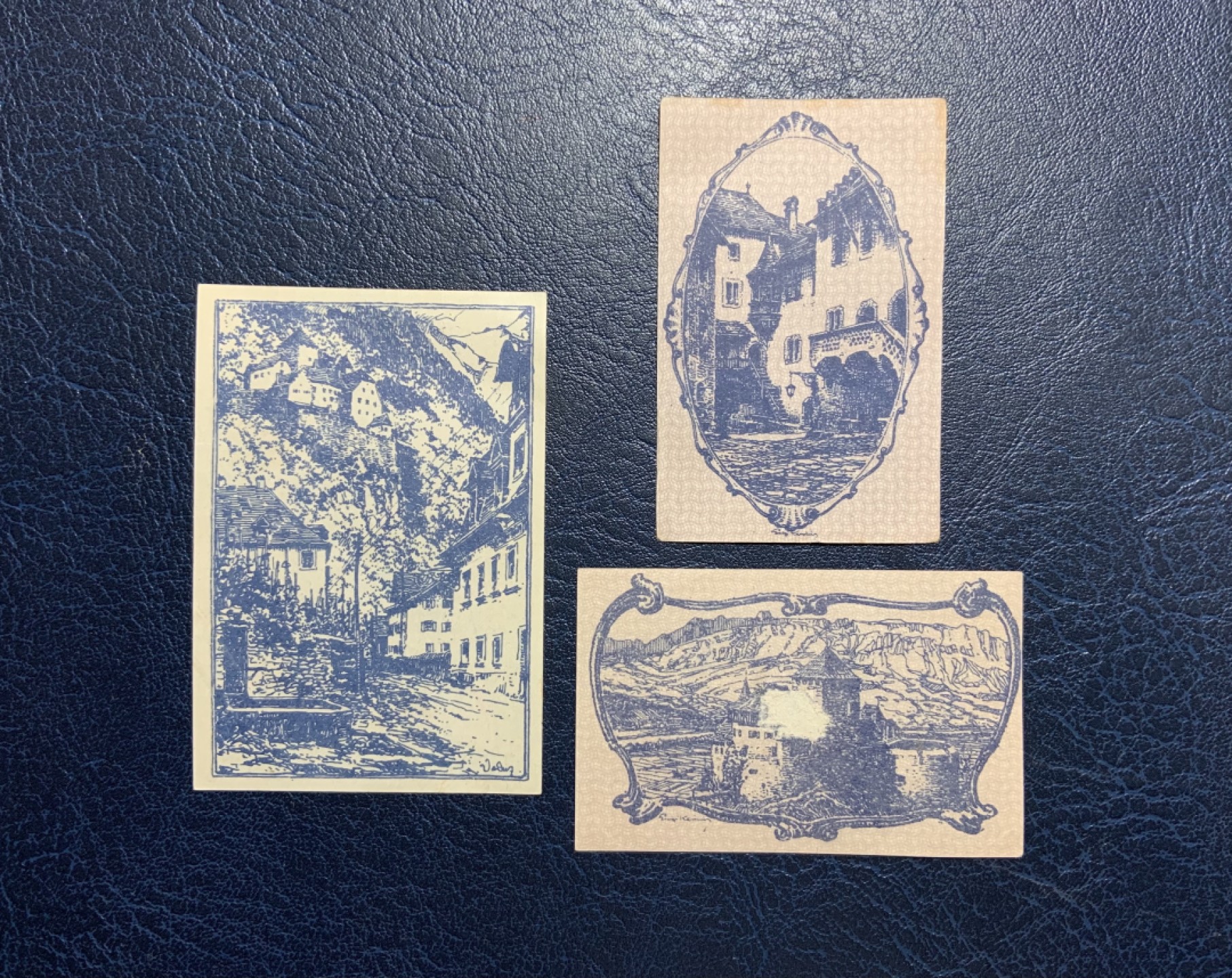 收藏联盟Quantum Auction 第246期拍卖 列支敦士登1920年10，20，50海勒 品相UNC- 细节如图