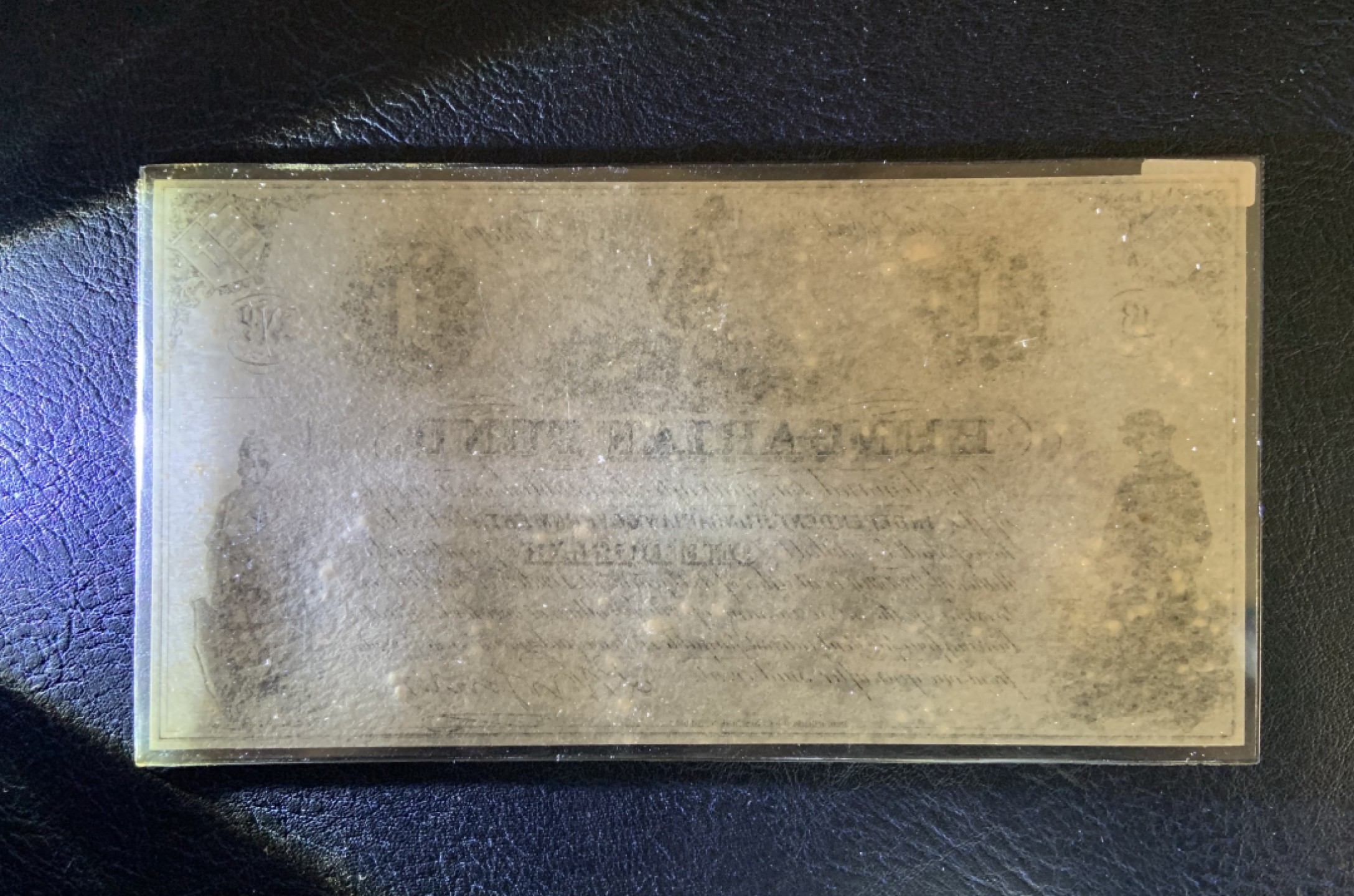 收藏联盟Quantum Auction 第246期拍卖 匈牙利1856年1福林带签实票  品相UNC 背面一个小黄点