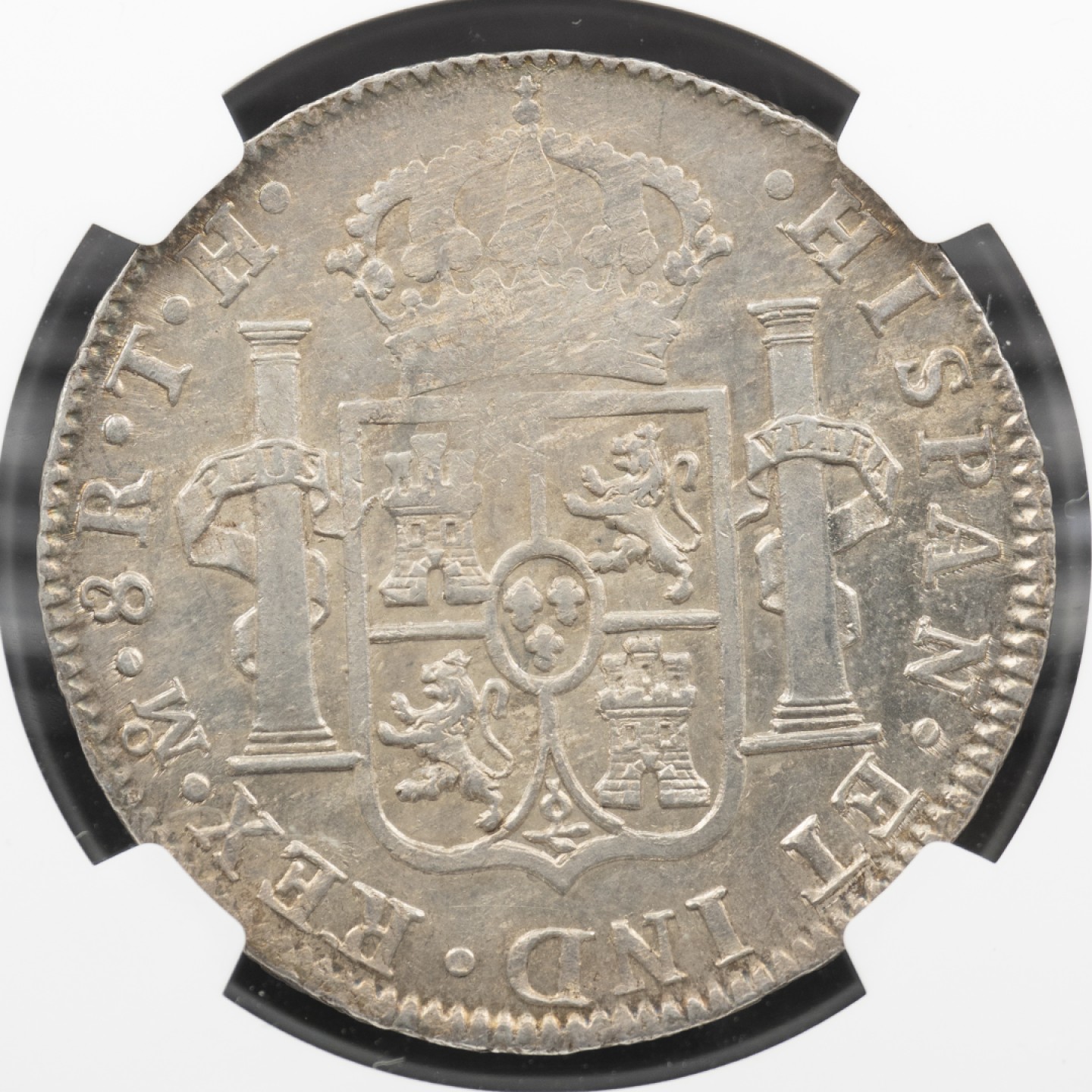 万国钱币拍卖第005期 1809MOTH西属墨西哥费迪南七世人像双柱8里亚尔