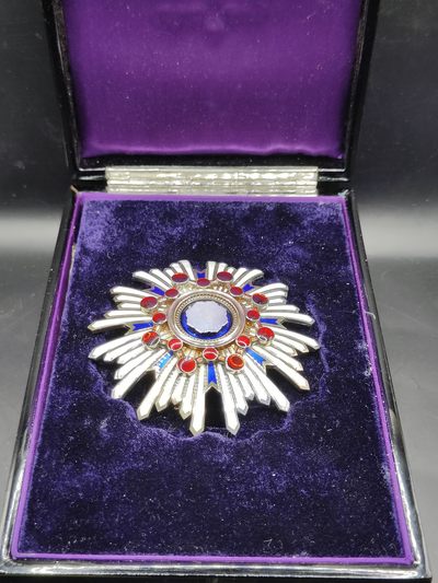 全场0元起拍 第43期 咸鱼国勋章拍卖专场 4月2日（周日）下午6：00开始 - 日本二等瑞宝章 星芒 纯银珐琅 品相如图