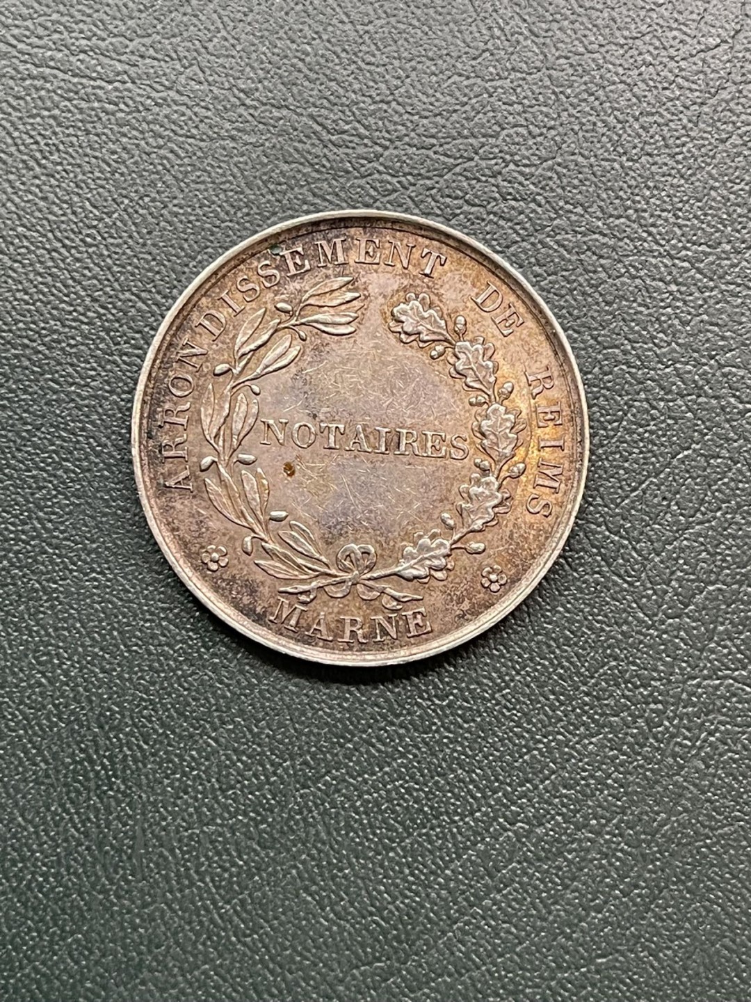 第八场，欧洲艺术章牌代币拍卖（实时专场，机器自动拍卖，请提前出好价格） 法国1824年朗迪斯区公证处银章