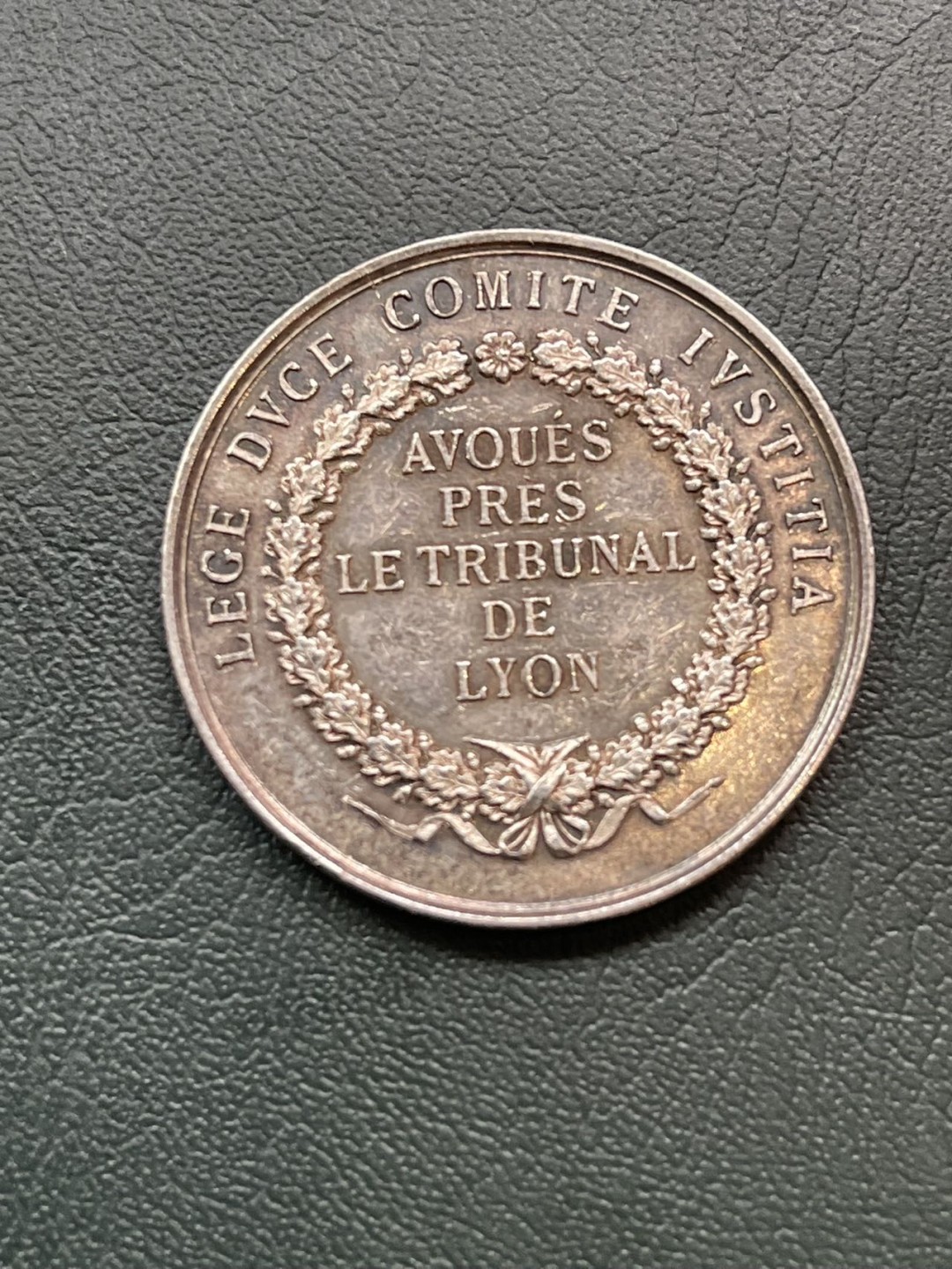 第八场，欧洲艺术章牌代币拍卖（实时专场，机器自动拍卖，请提前出好价格） 法国里昂法院银章