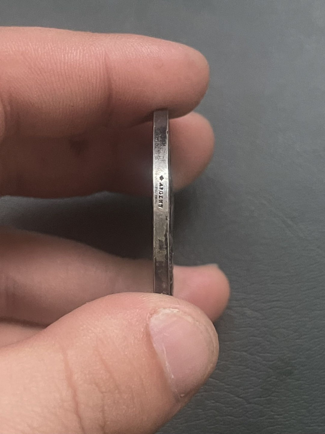 第八场，欧洲艺术章牌代币拍卖（实时专场，机器自动拍卖，请提前出好价格） 法国41mm少见大规格结婚纪念银章