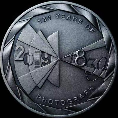 【币将精彩】世界钱币拍卖拍卖（2026-4-28） 帕劳2019年照相术180年纪念银币 