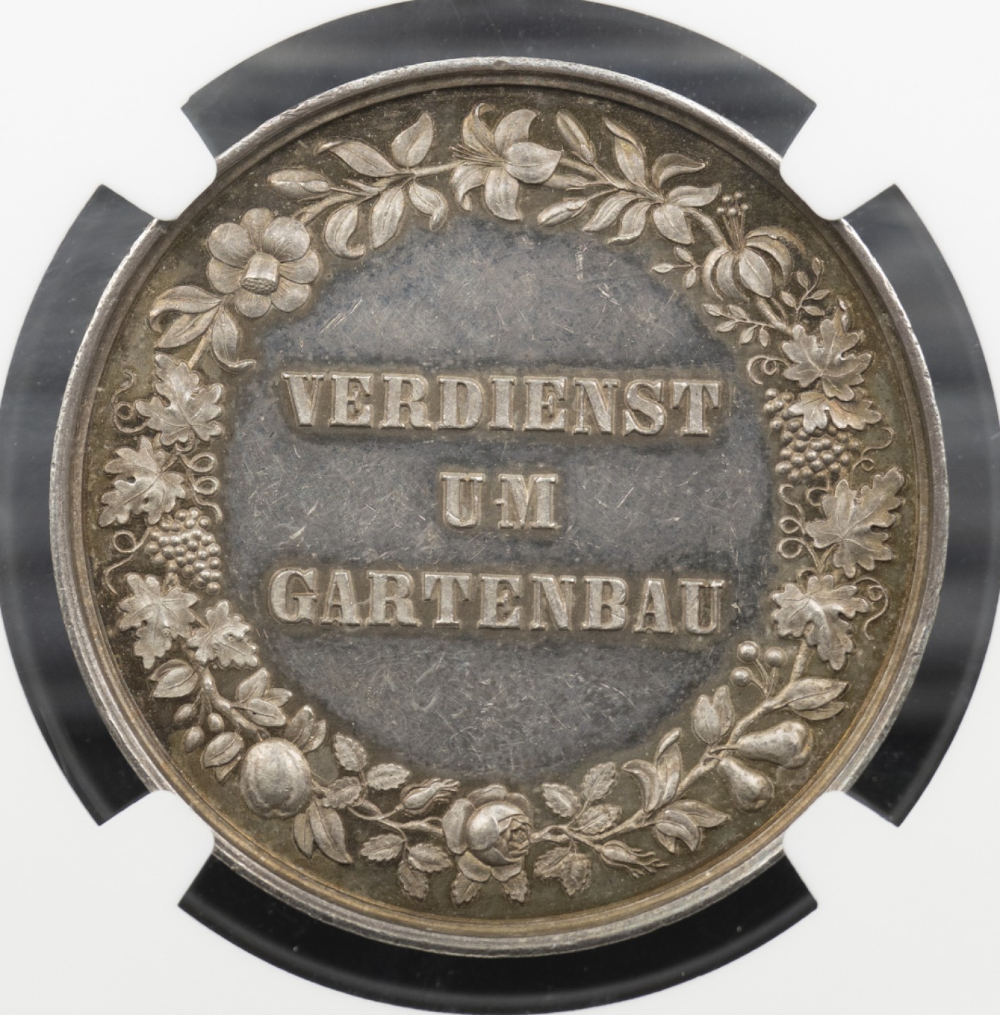 万国钱币拍卖第005期 19世纪德国汉诺威园艺协会颁发的飞马荣誉成就纪念银章，35MM