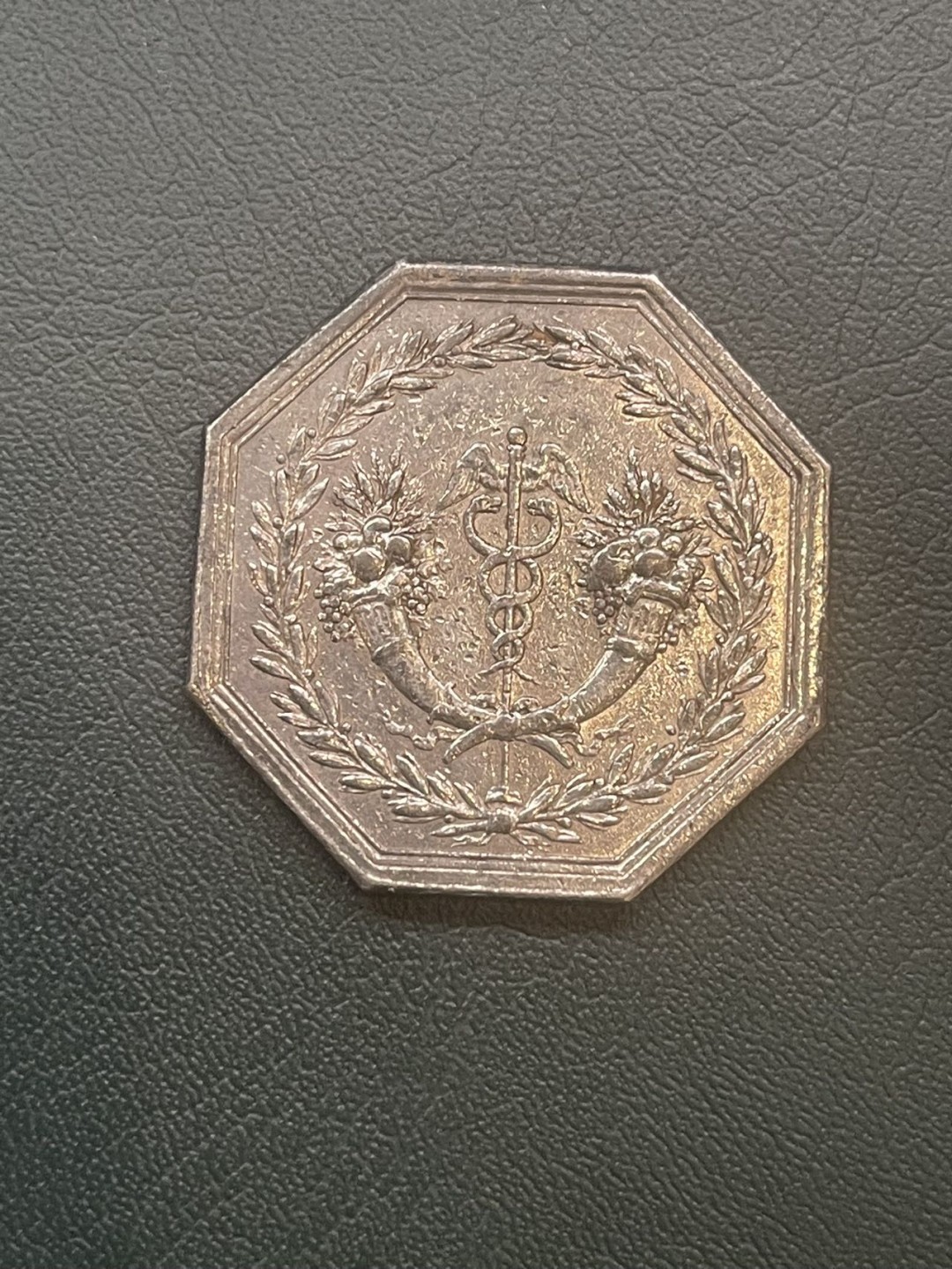 第八场，欧洲艺术章牌代币拍卖（实时专场，机器自动拍卖，请提前出好价格） 法国早期1776年贴现银行八角银章