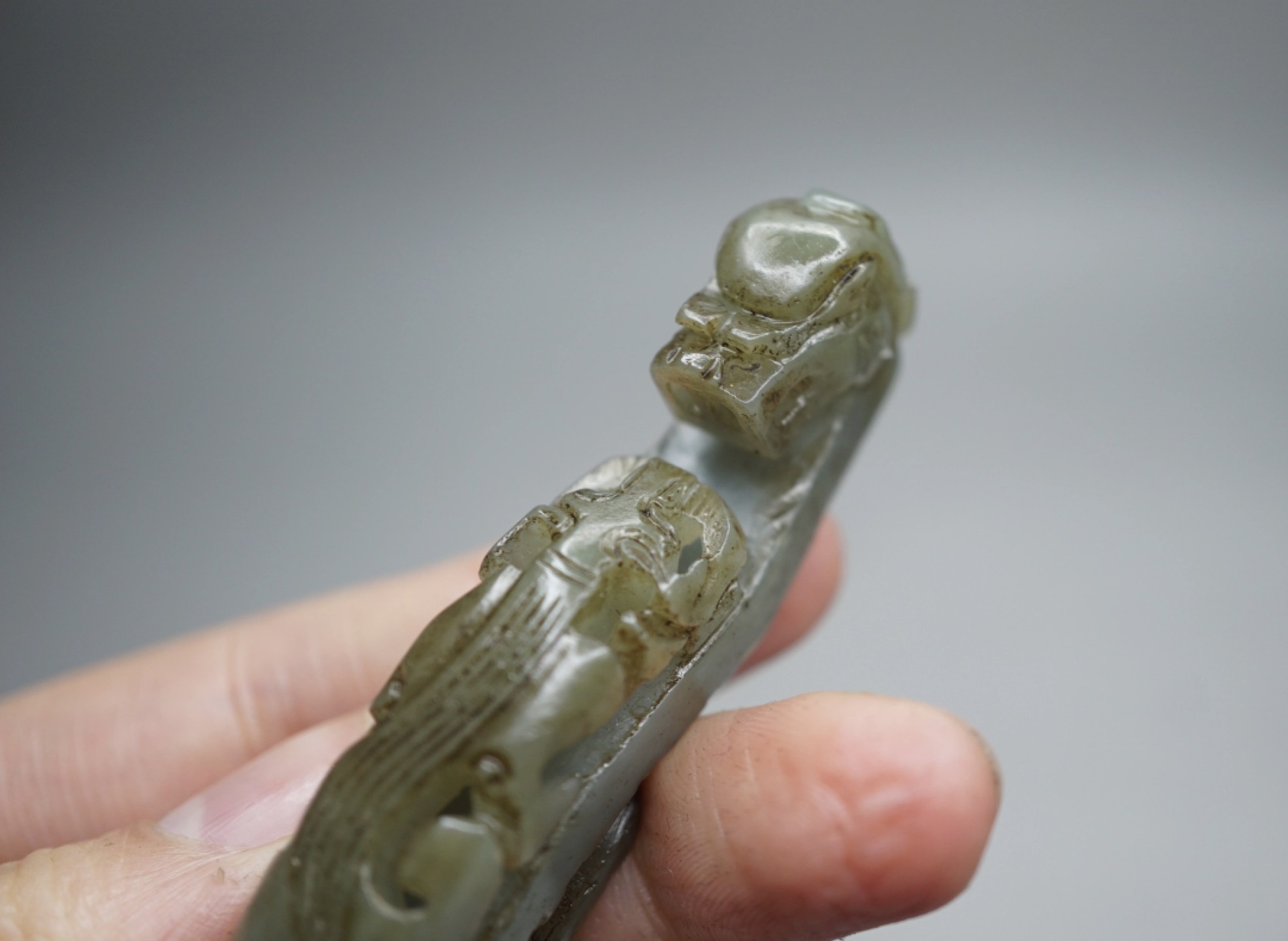 ｜冷门出品｜精选专拍·第贰拾场· 苏工和田玉龙勾配饰