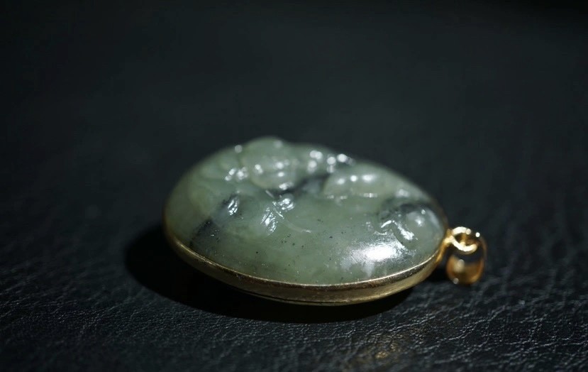 ｜冷门出品｜精选专拍·第贰拾场· 苏工老和田玉青花籽料莲花挂件