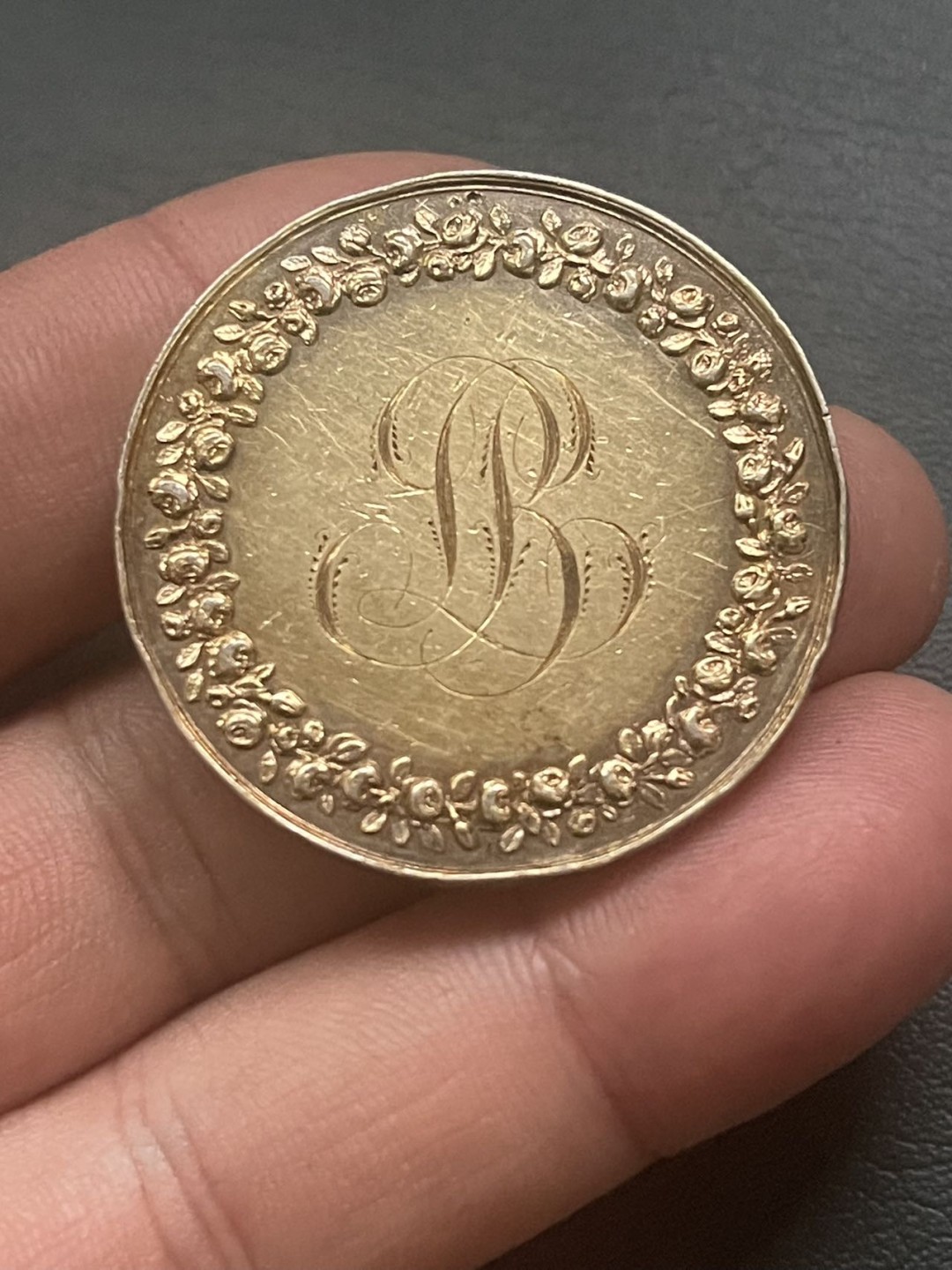 第八场，欧洲艺术章牌代币拍卖（实时专场，机器自动拍卖，请提前出好价格） 法国结婚较大规格镀金银章