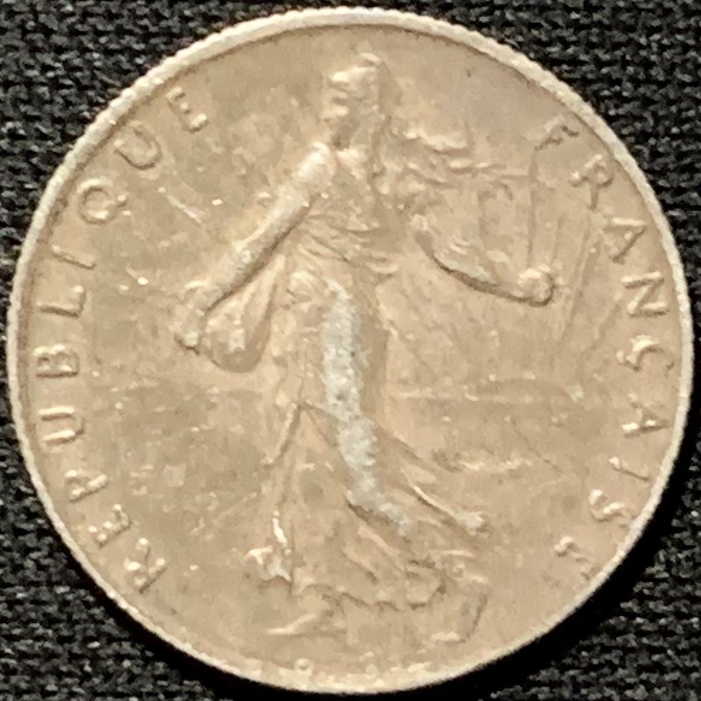 紫瑗钱币——第264期拍卖 法国 1916年 播种女神 50分 2.5克 0.835银