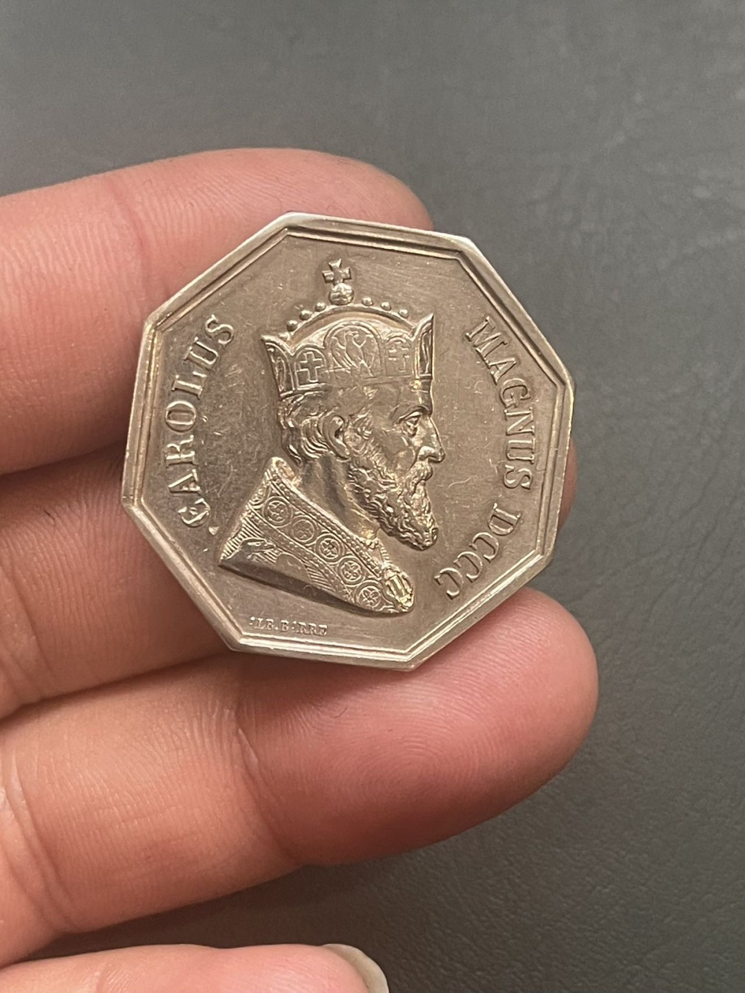 第八场，欧洲艺术章牌代币拍卖（实时专场，机器自动拍卖，请提前出好价格） 法国1847年教育八角银章 