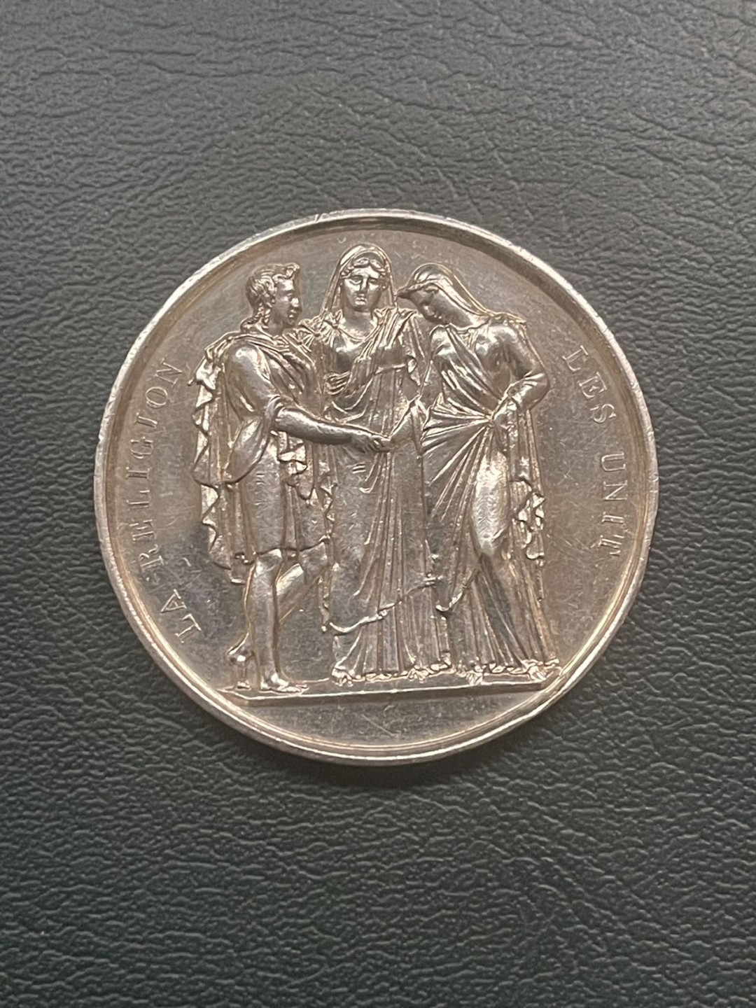 第八场，欧洲艺术章牌代币拍卖（实时专场，机器自动拍卖，请提前出好价格） 法国结婚较大规格银章