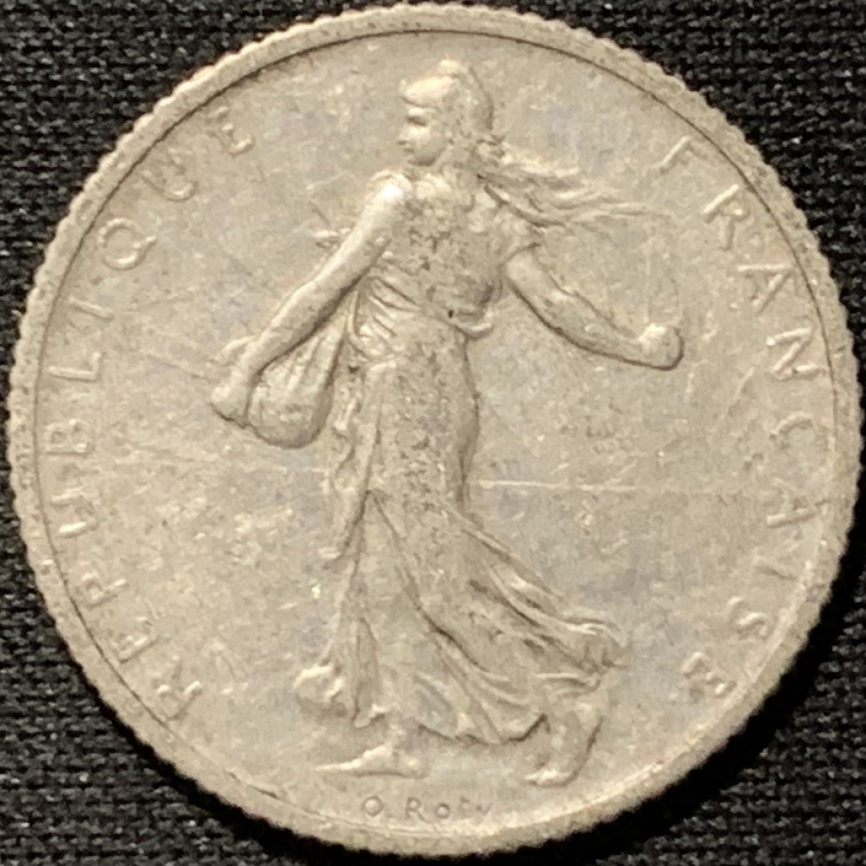 紫瑗钱币——第264期拍卖 法国 1909年 播种女神 1法郎 5克 0.835银